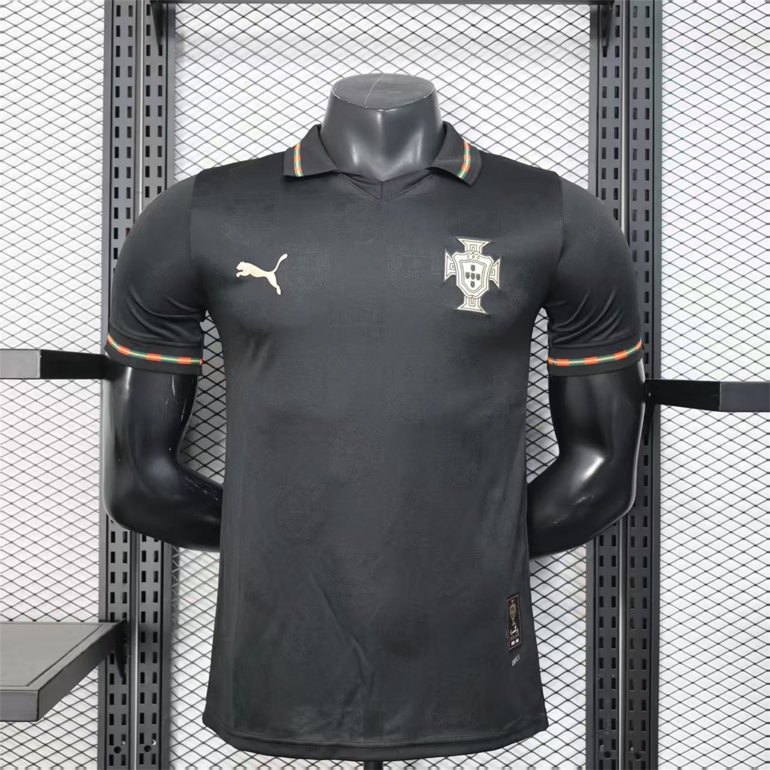 Portugal 2026 Away Black Jersey - Player Version - ManixJersey