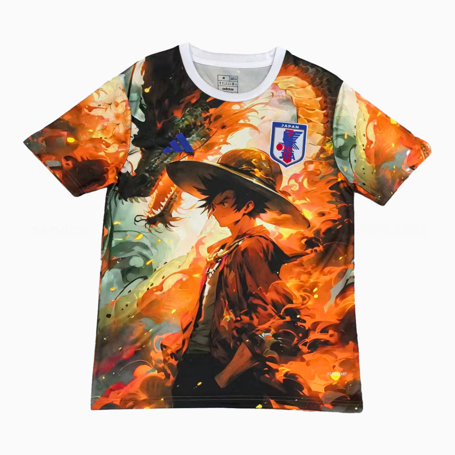 Japan 25-26 Fire Dragon And Luffy Special Jersey - Fans Version - ManixJersey