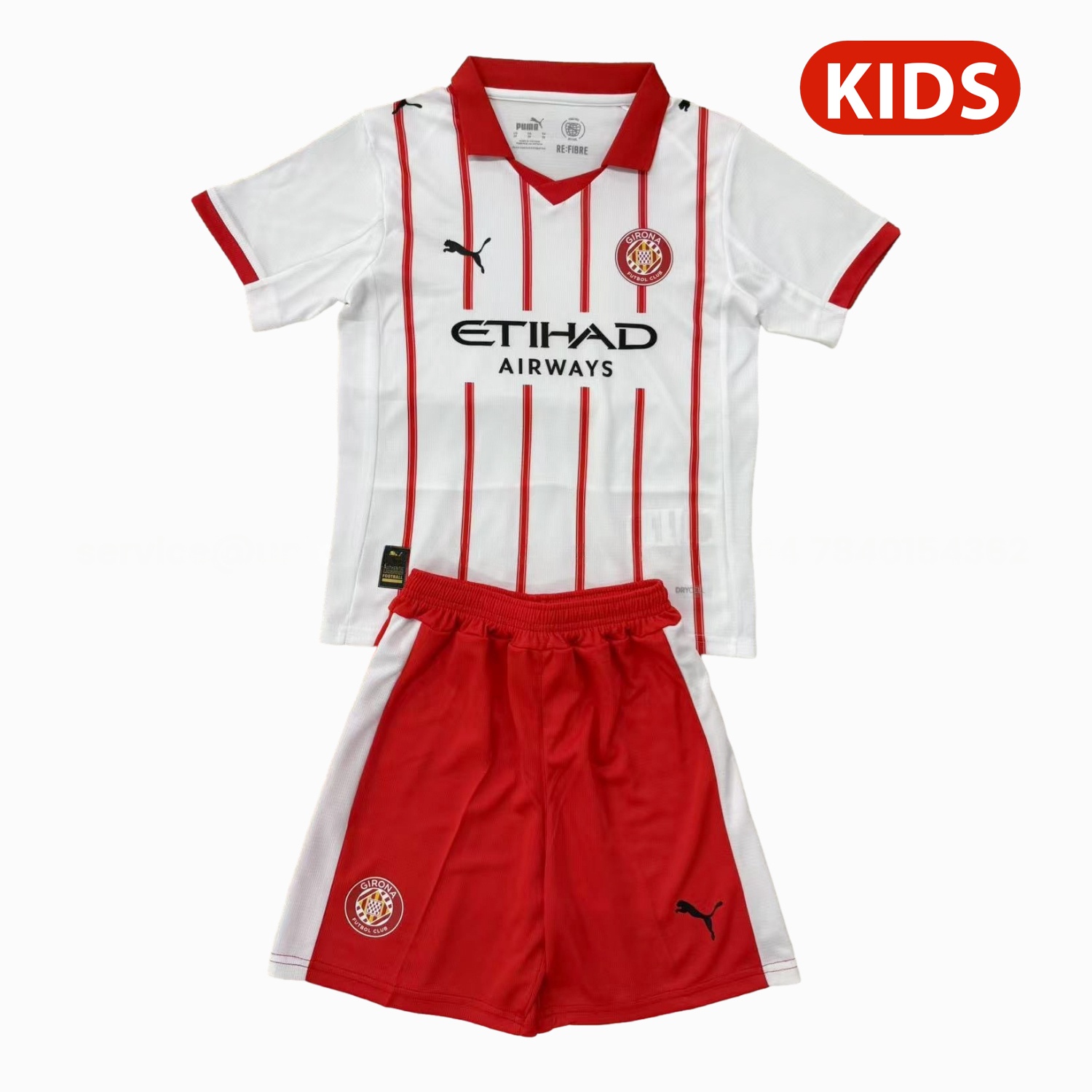 Girona 25-26 Home Kids Kit - ManixJersey