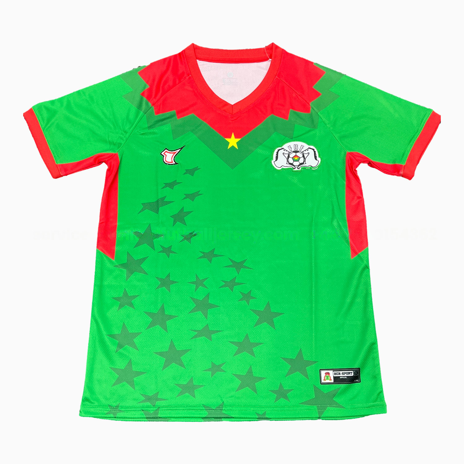 Burkina Faso 2026 Home Stars Green Special Jersey - Fans Version - ManixJersey