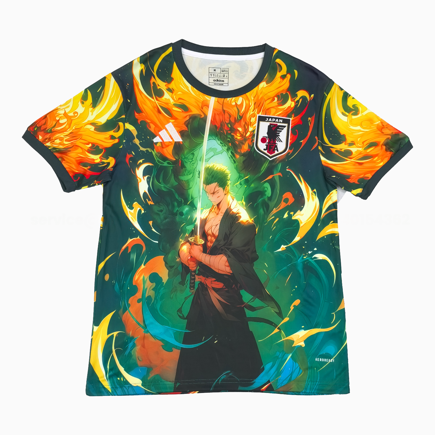 Japan 25-26 Sauron Green Fire Special Jersey - Fans Version - ManixJersey