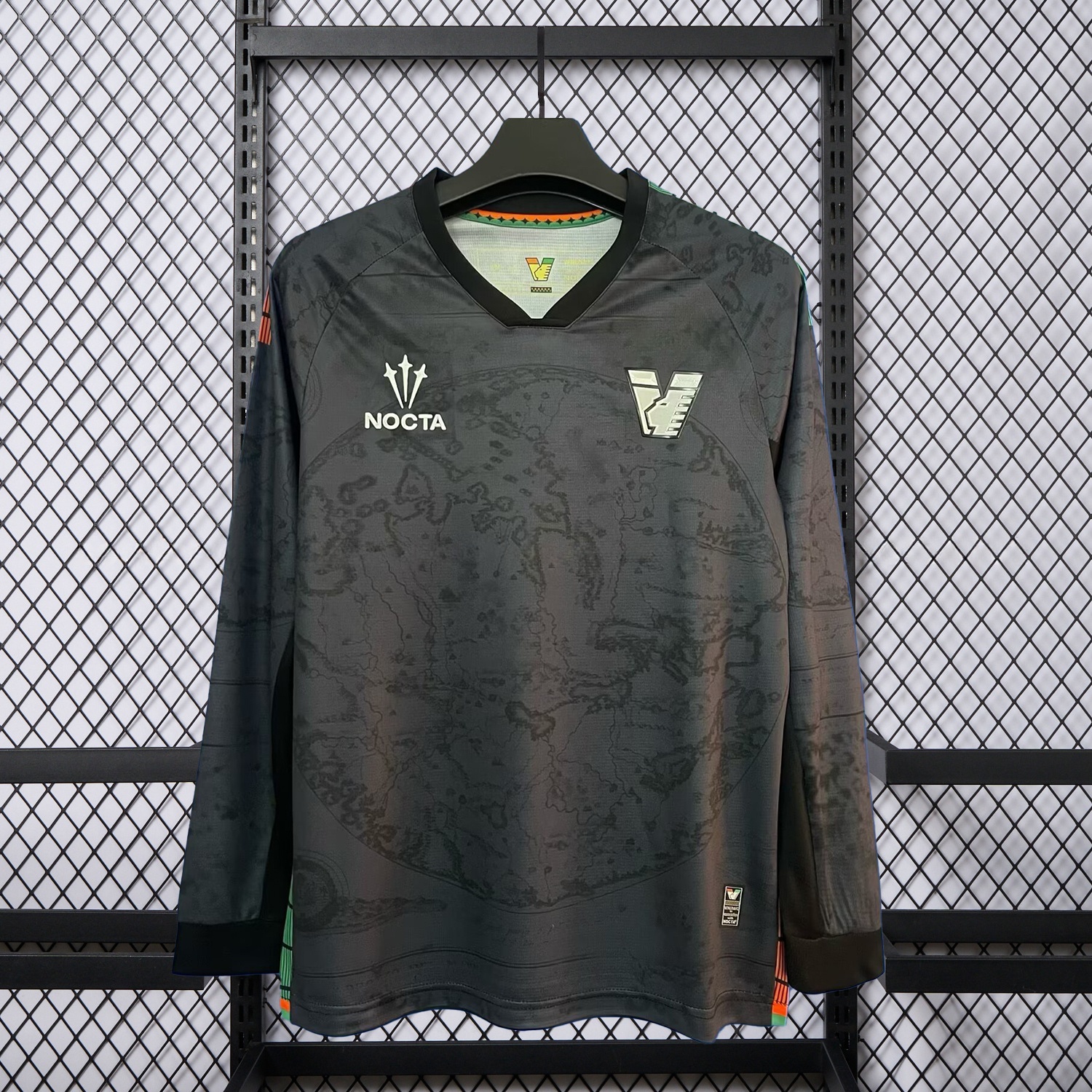 Venezia FC 25-26 Home Black Unsponsored Long Sleeves Jersey - Fans Version - ManixJersey