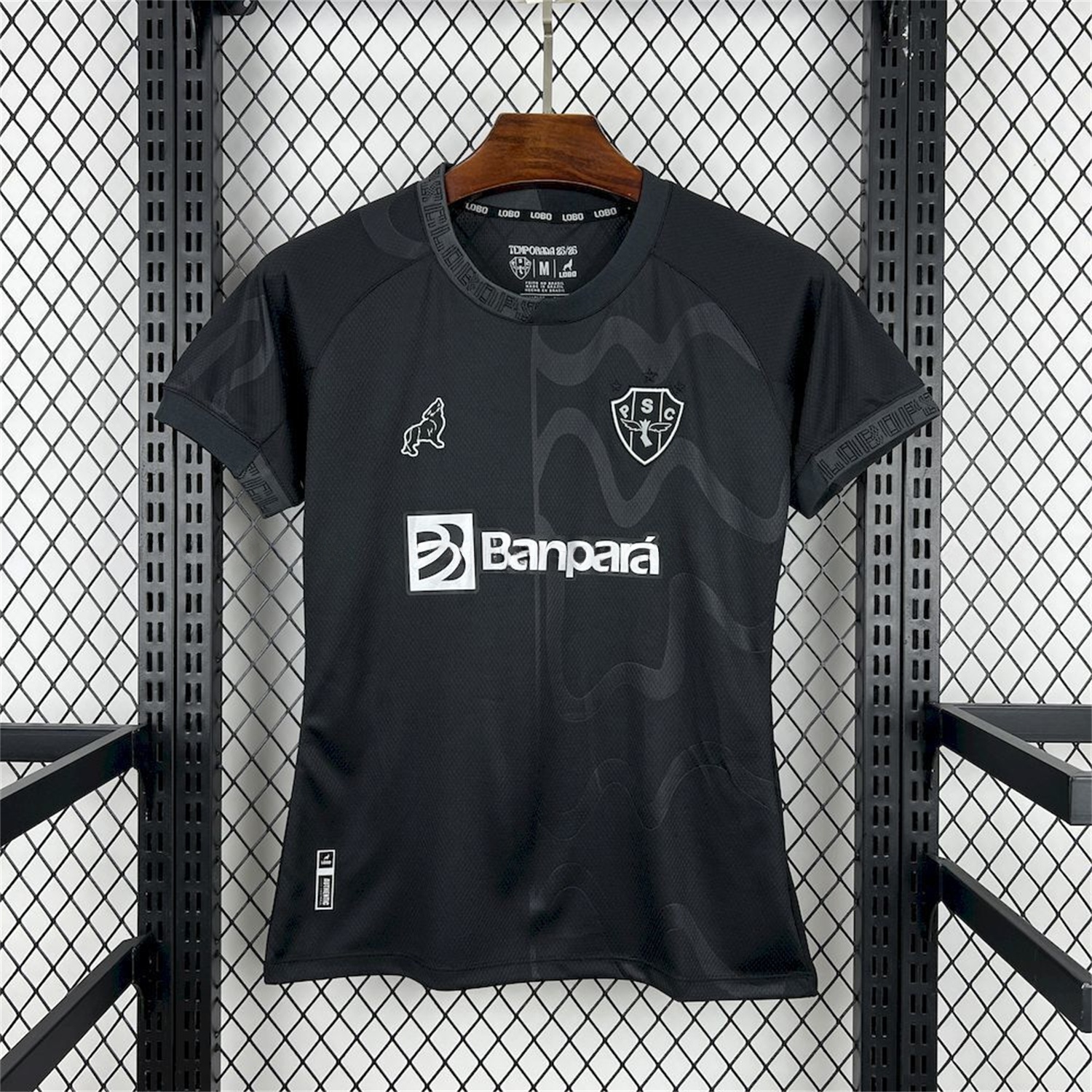 Women's Paysandu 25-26 Third Black Unsponsored Jersey - ManixJersey