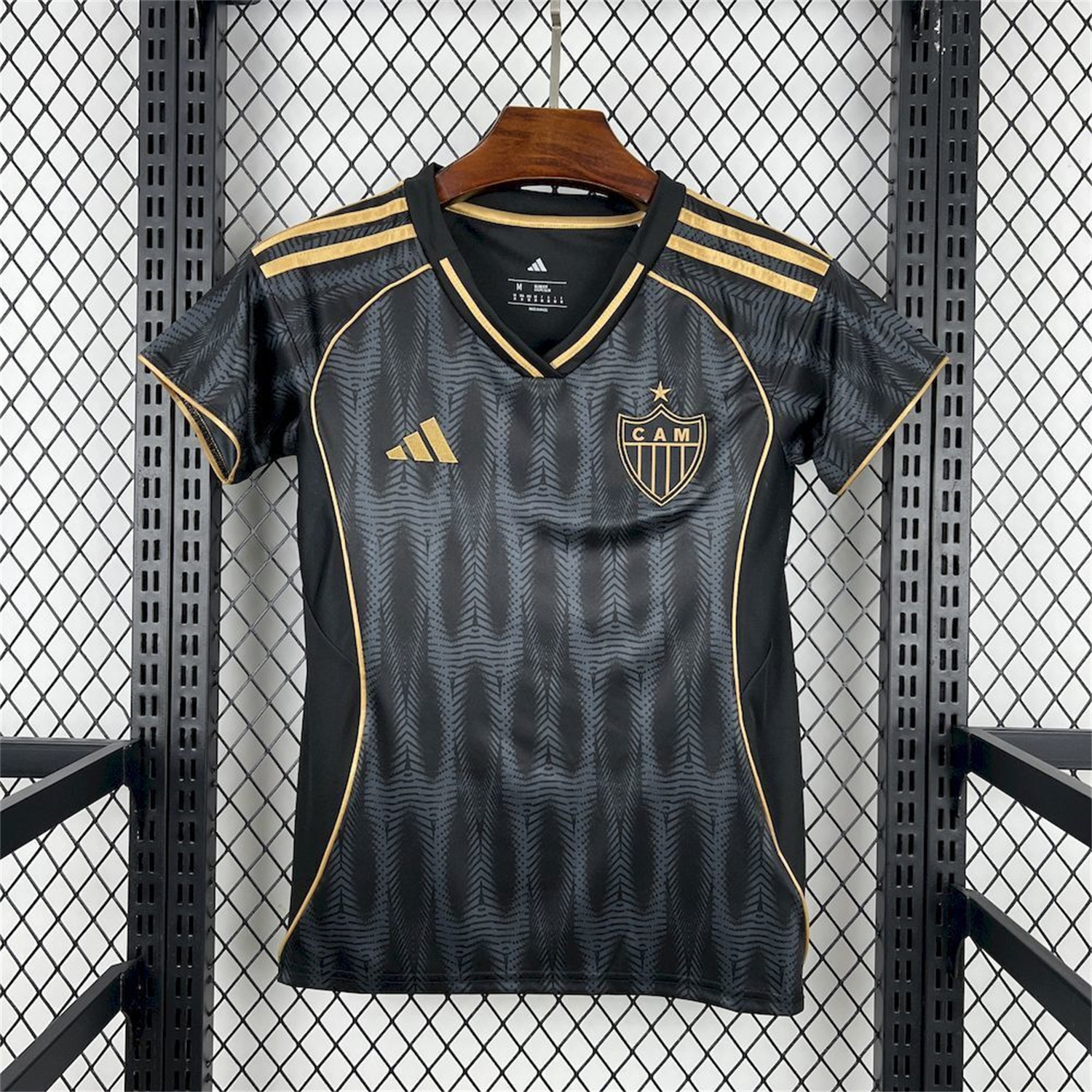 Women's Atletico Mineiro 25-26 Third Black And Gold Unsponsored Jersey - ManixJersey
