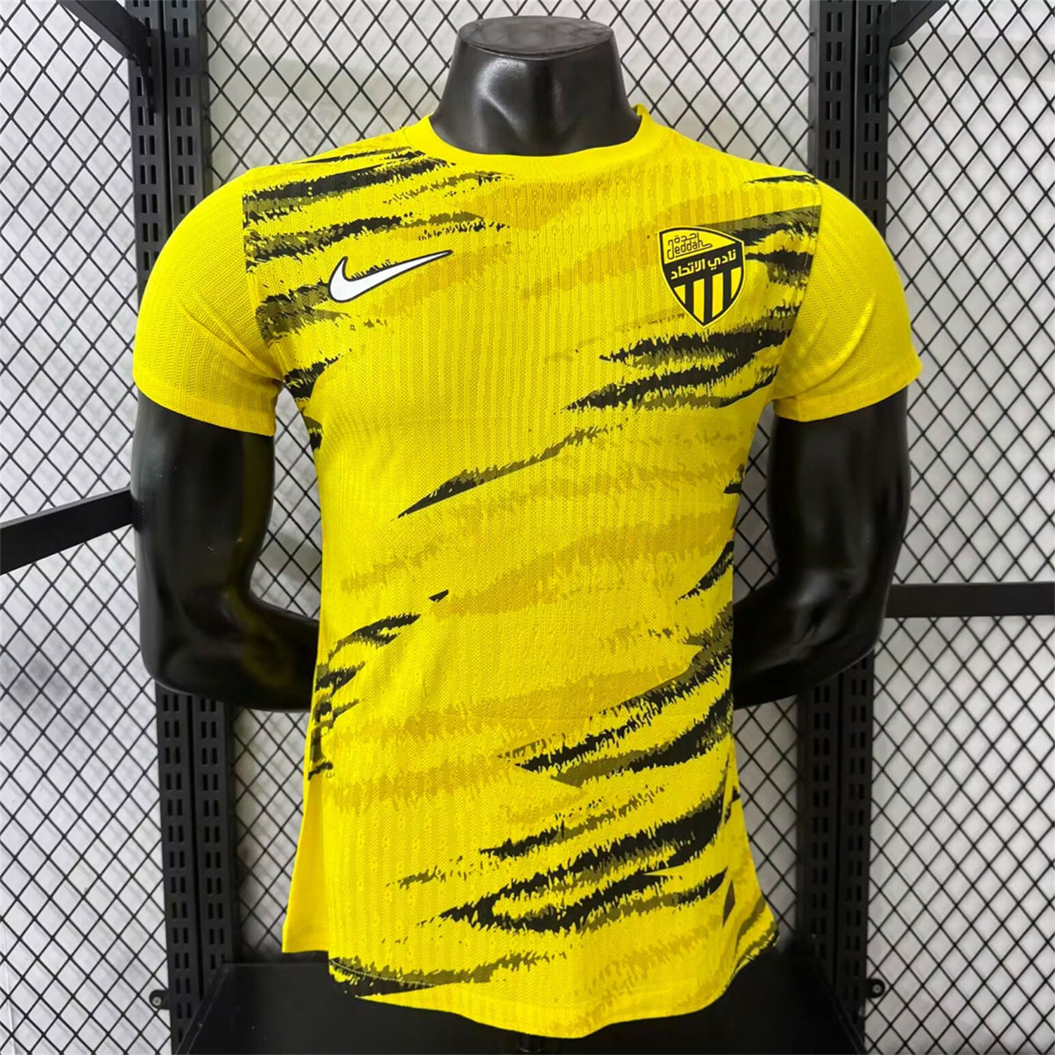 Al Ittihad Jeddah United 25-26 Pre-Match Yellow Jersey - Player Version - ManixJersey