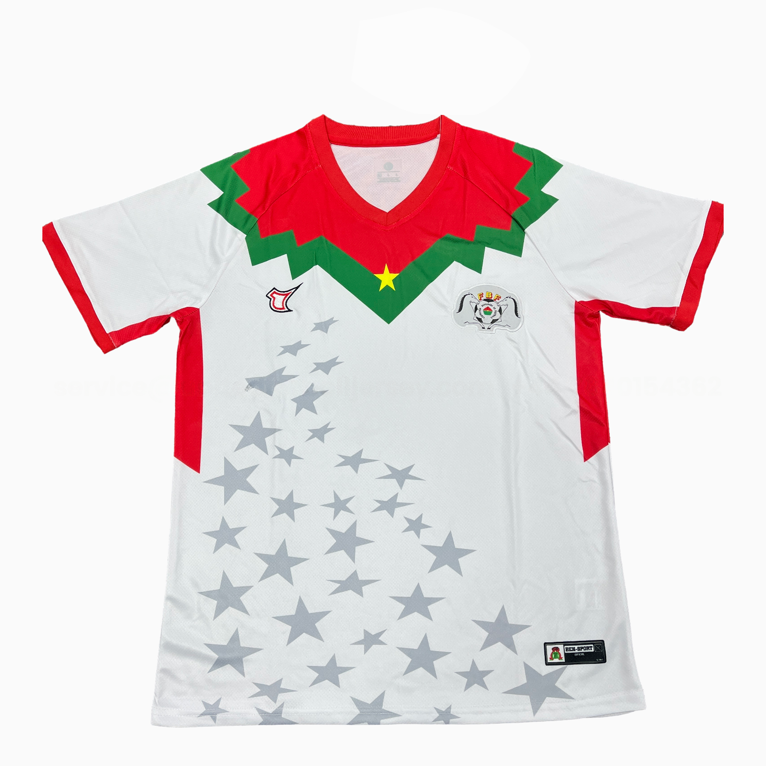 Burkina Faso 2026 Away Stars White Special Jersey - Fans Version - ManixJersey