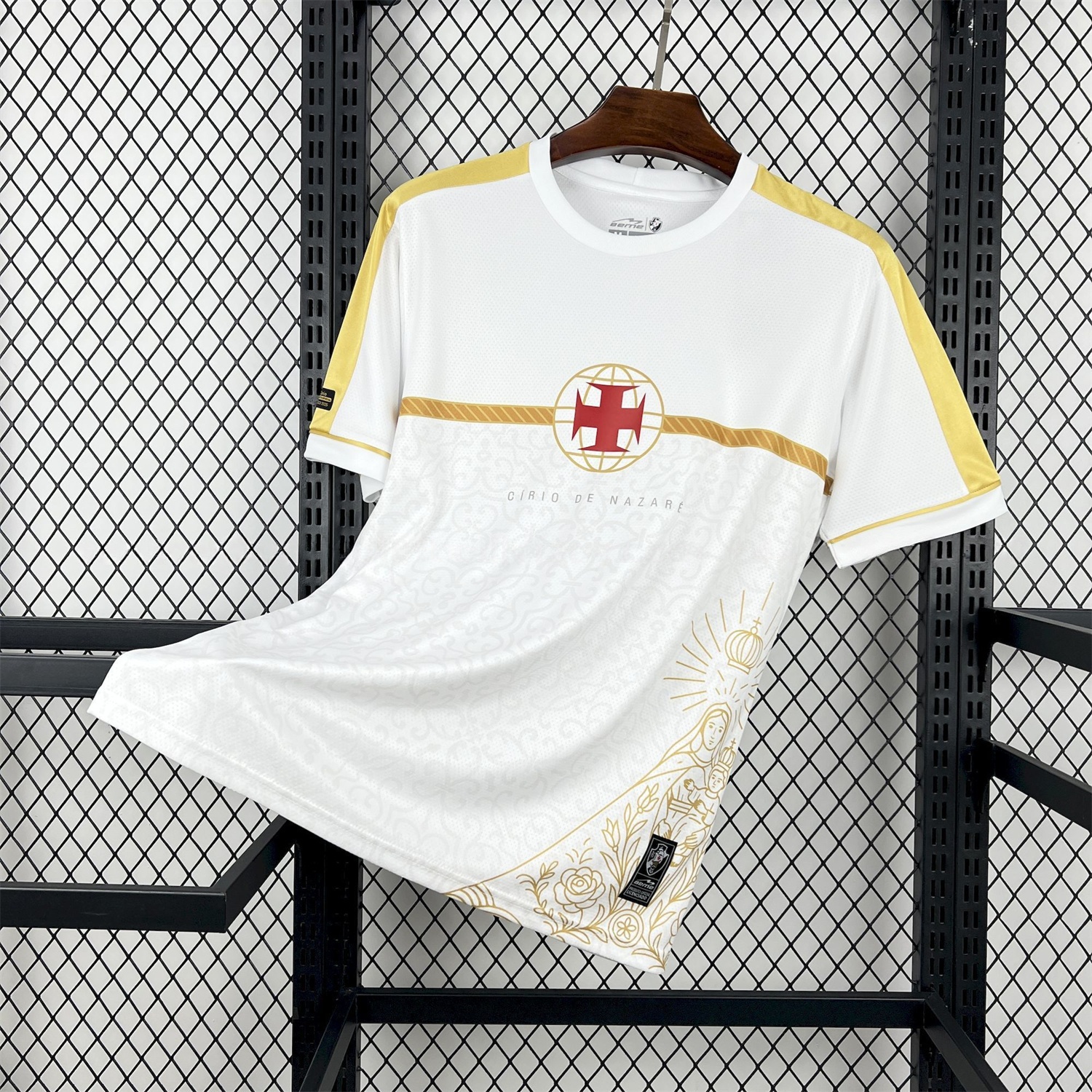 Vasco da Gama 25-26 Yellow Lines White Jersey - Fans Version - ManixJersey