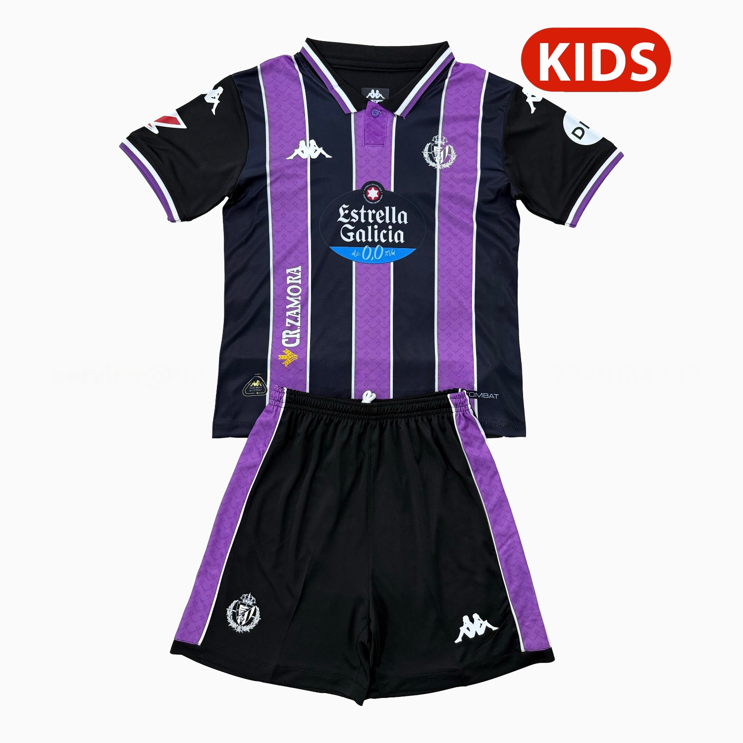 Valladolid 25-26 Away Kids Kit - ManixJersey
