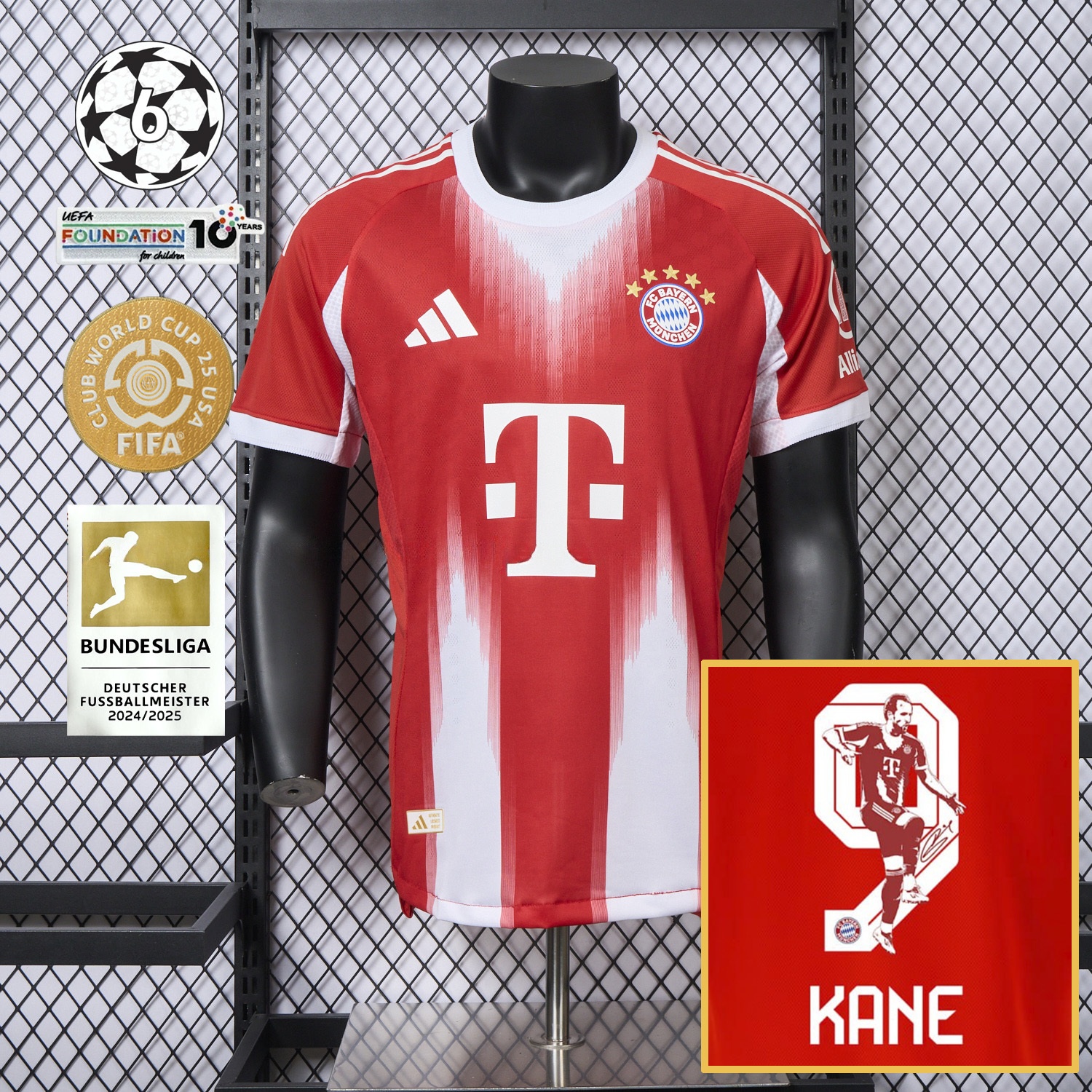 Bayern Munich 25-26 Home Kane Limited Edition Jersey - Player Version - ManixJersey