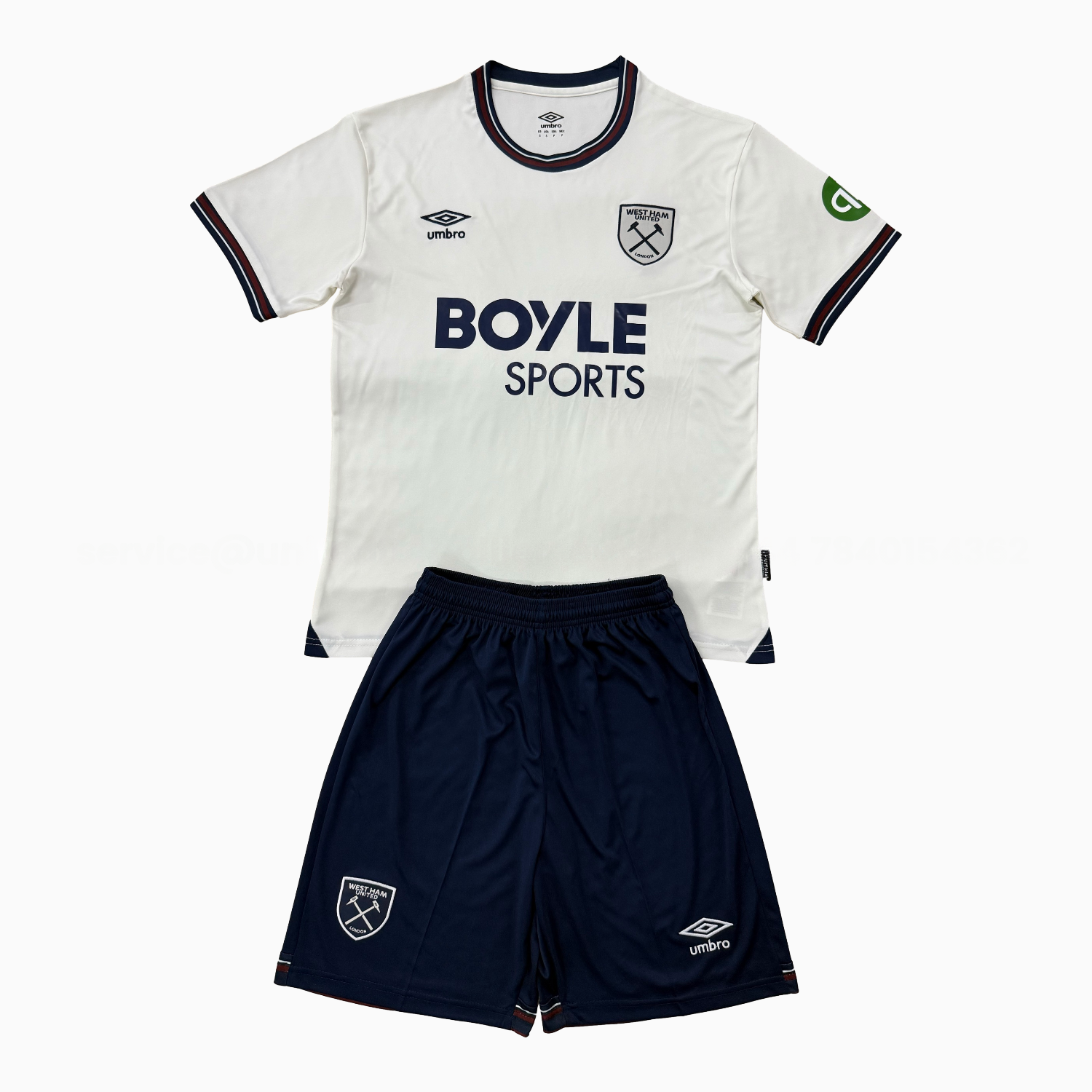 West Ham United 25-26 Away Men's Adult Jersey Set - Fans Version - ManixJersey