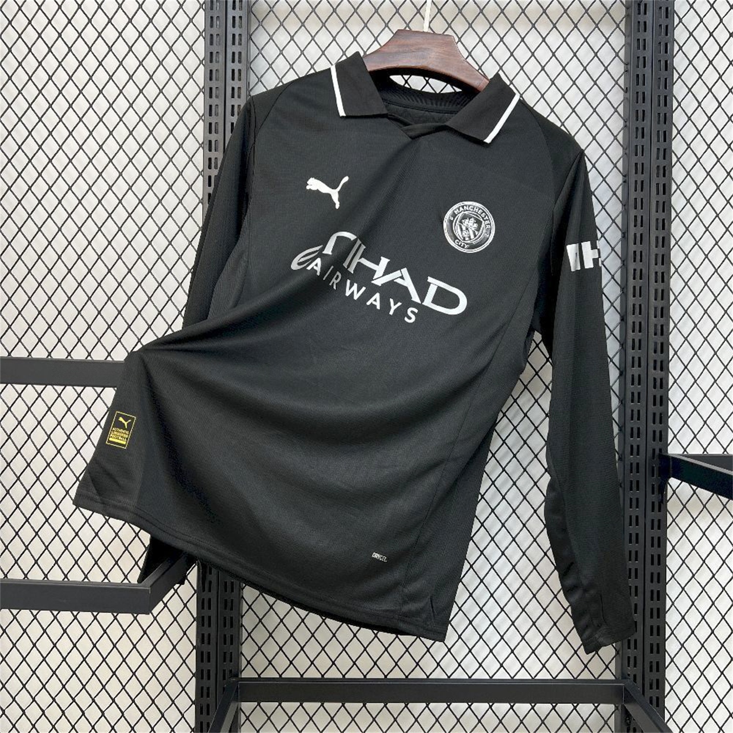 Manchester City 25-26 Away Long Sleeves Black Jersey - Fans Version - ManixJersey