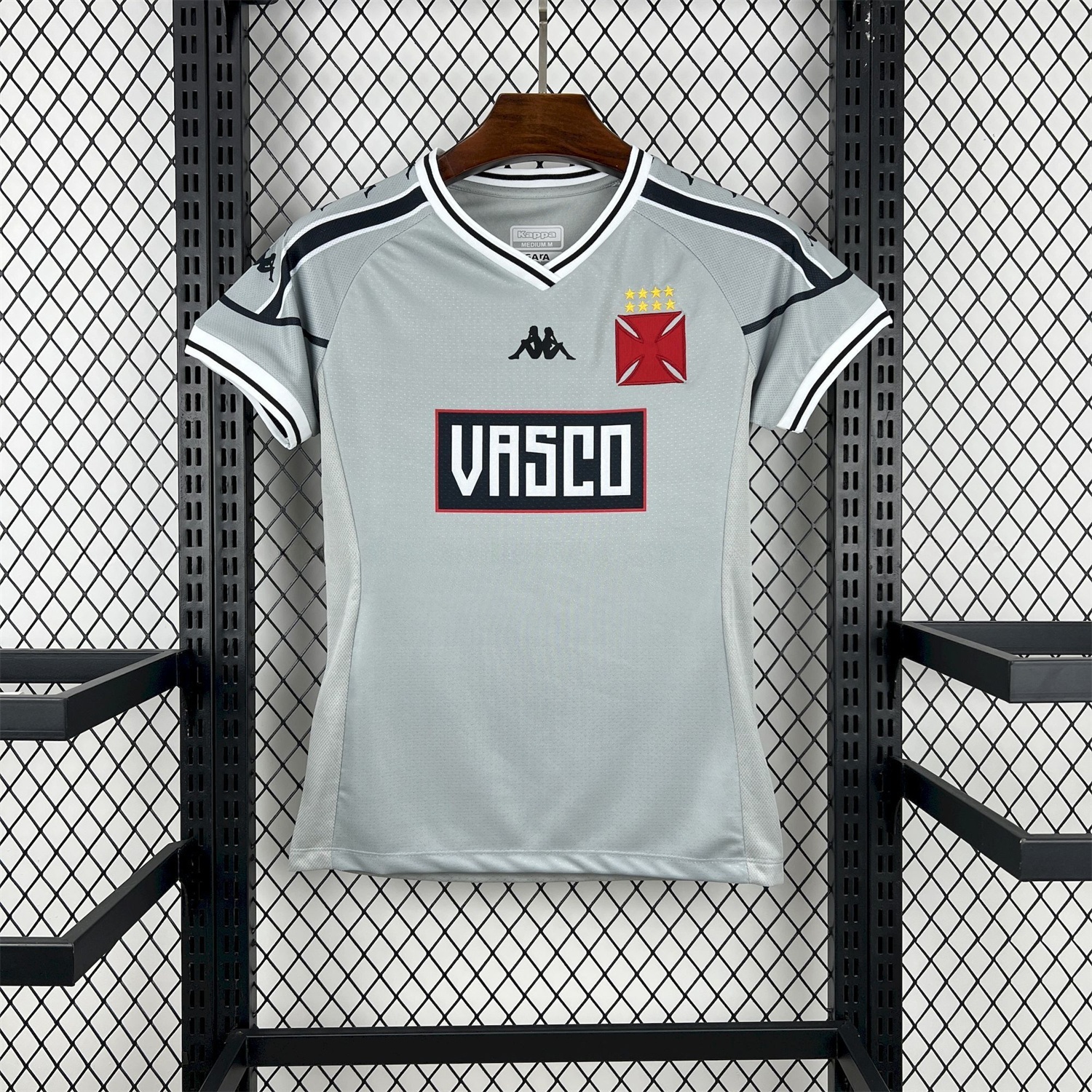 Women's Vasco da Gama 25-26 Grey Pre-Match Jersey - ManixJersey