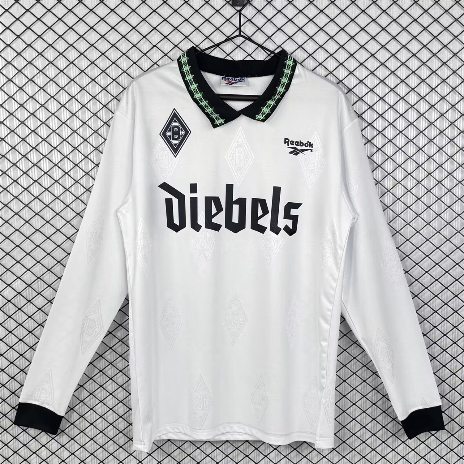 Retro Borussia Mönchengladbach 1995-96 Home Long Sleeves Jersey - ManixJersey