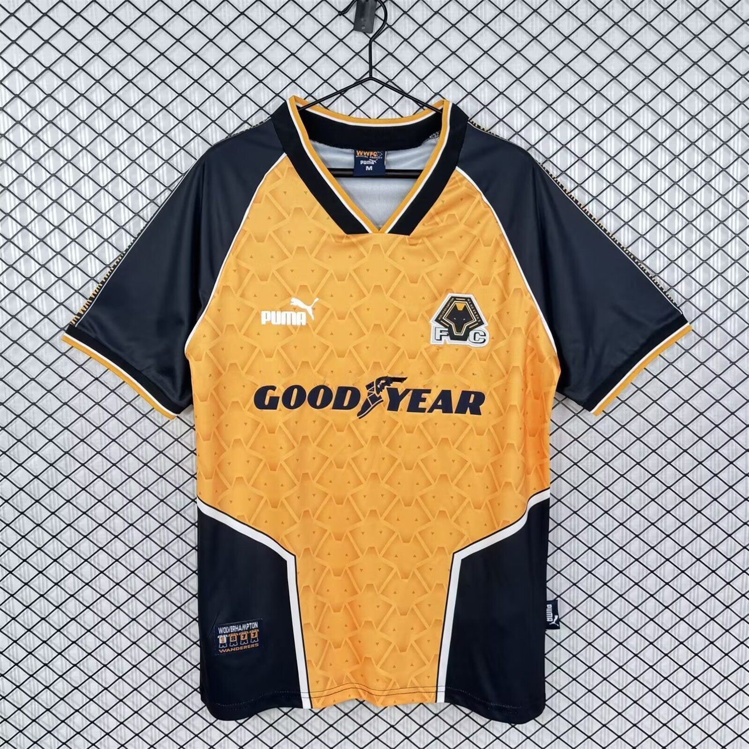 Retro Wolverhampton Wanderers Wolves 1996-98 Home Jersey - ManixJersey