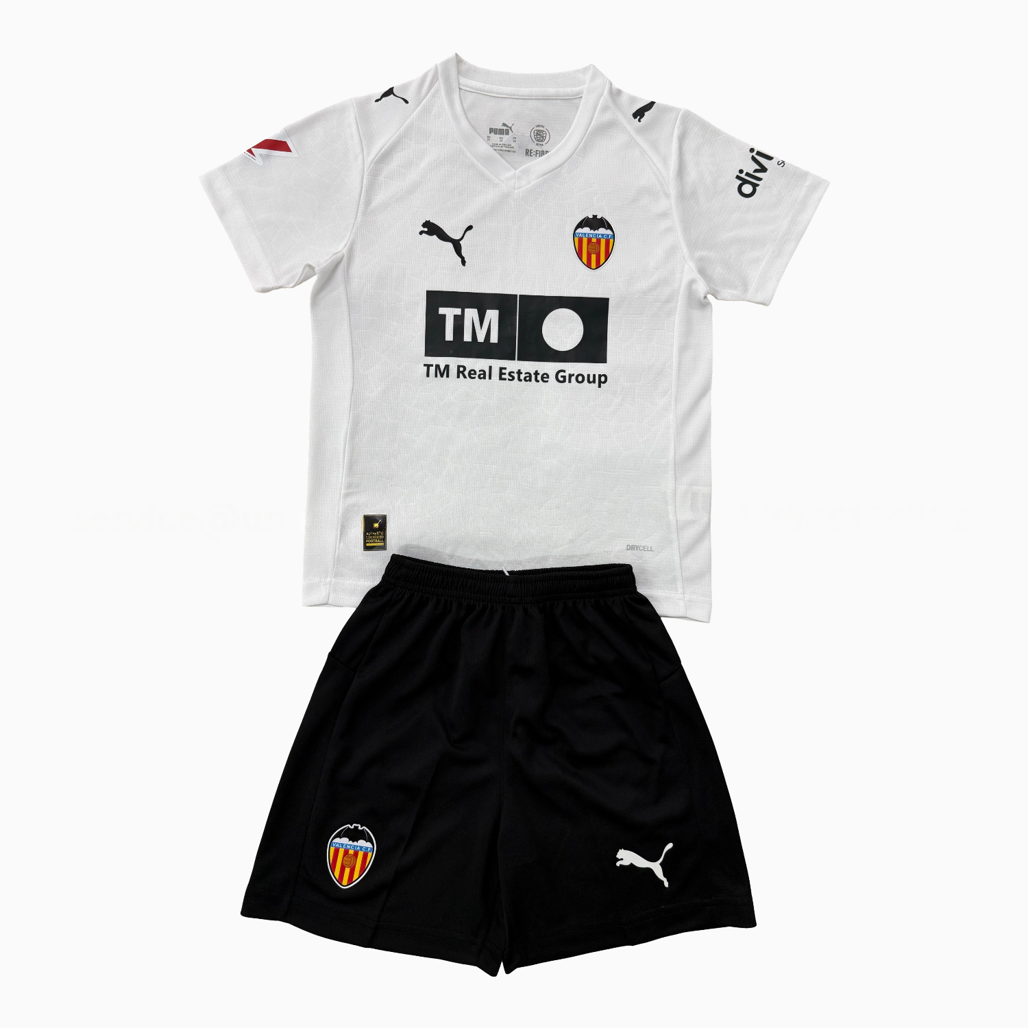 Valencia 25-26 Home Men's Adult Jersey Set - Fans Version - ManixJersey