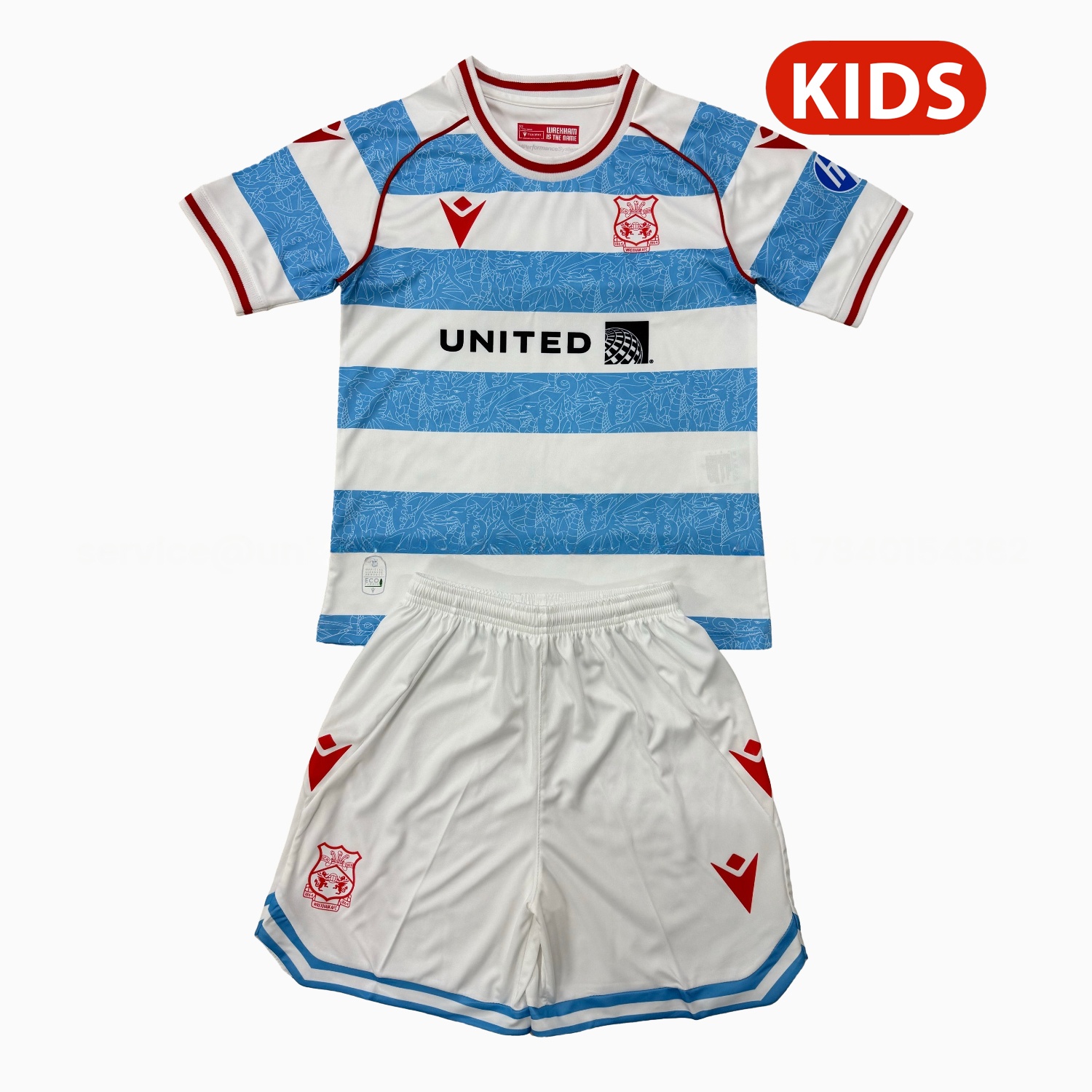 Wrexham 25-26 Third Kids Kit - ManixJersey