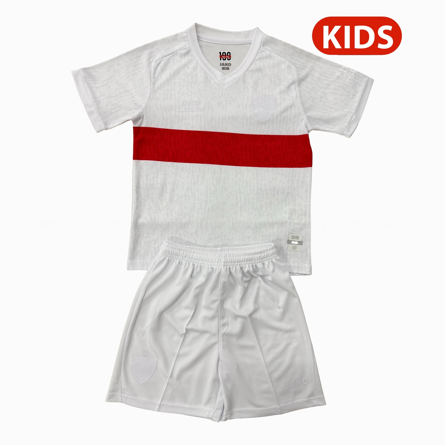 Stuttgart 25-26 100th Anniversary Kids Kit - ManixJersey