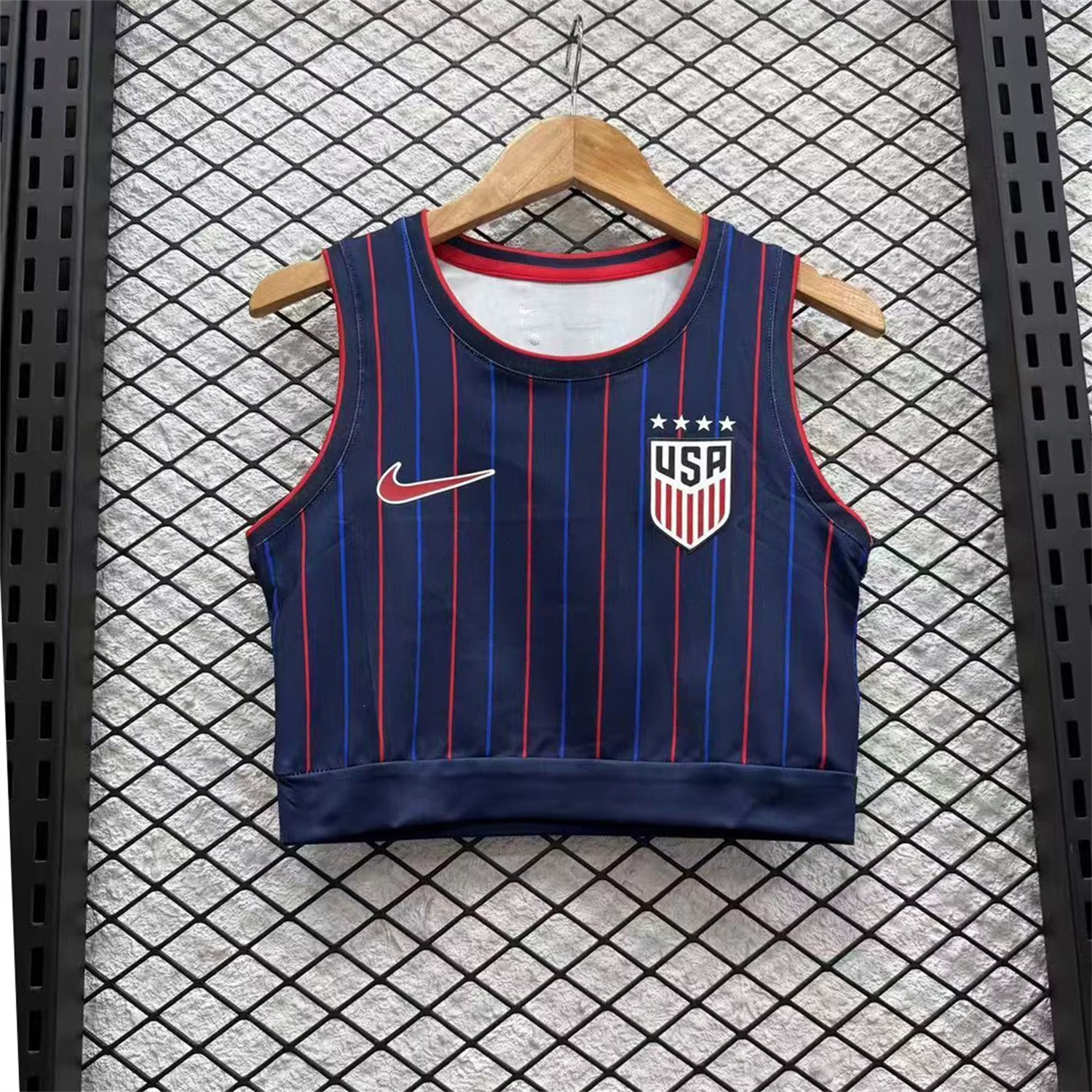 Women's United States USA 25-26 Women's Team Away Yoga Vest - ManixJersey