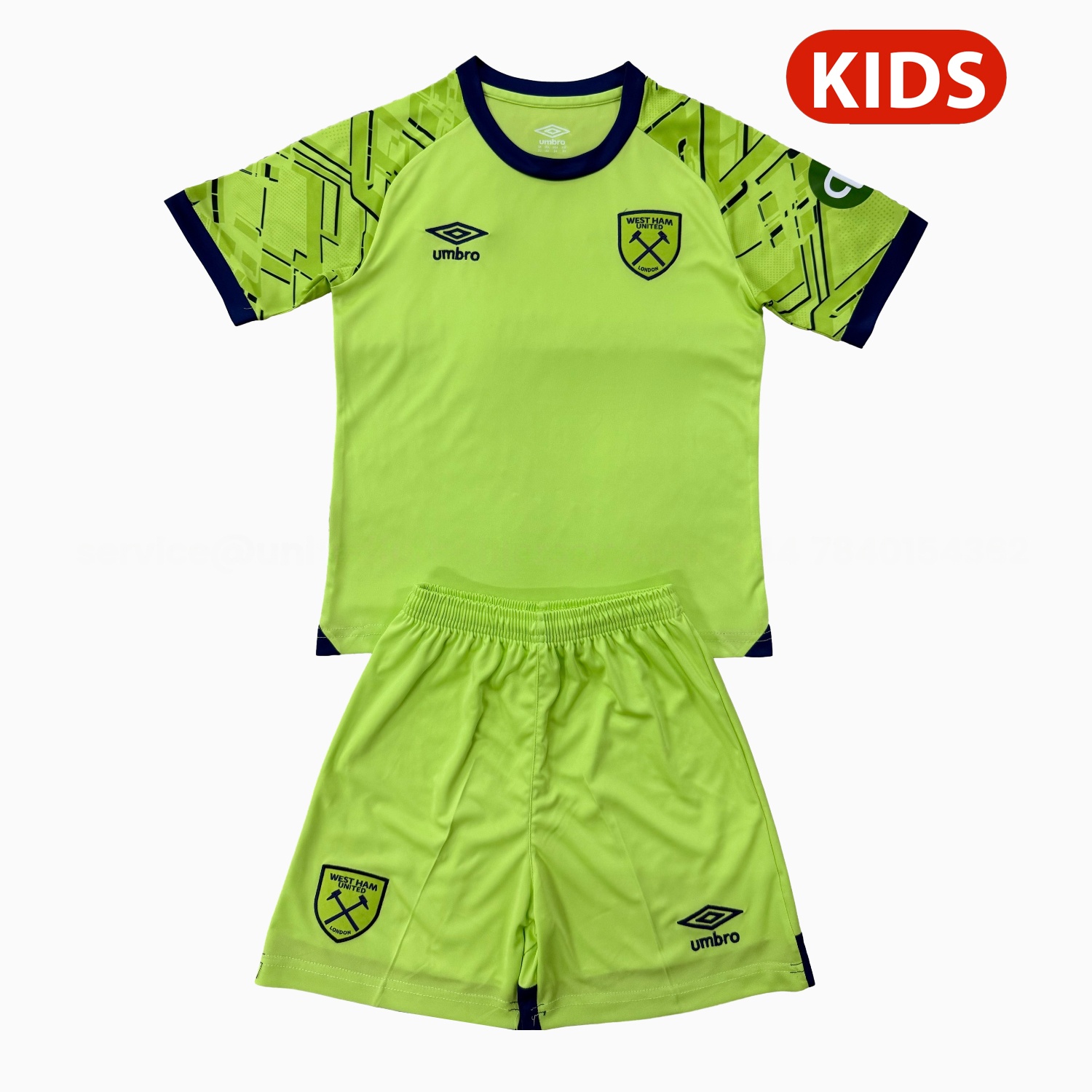 West Ham United 25-26 Green Goalkeeper Kids Kit - ManixJersey