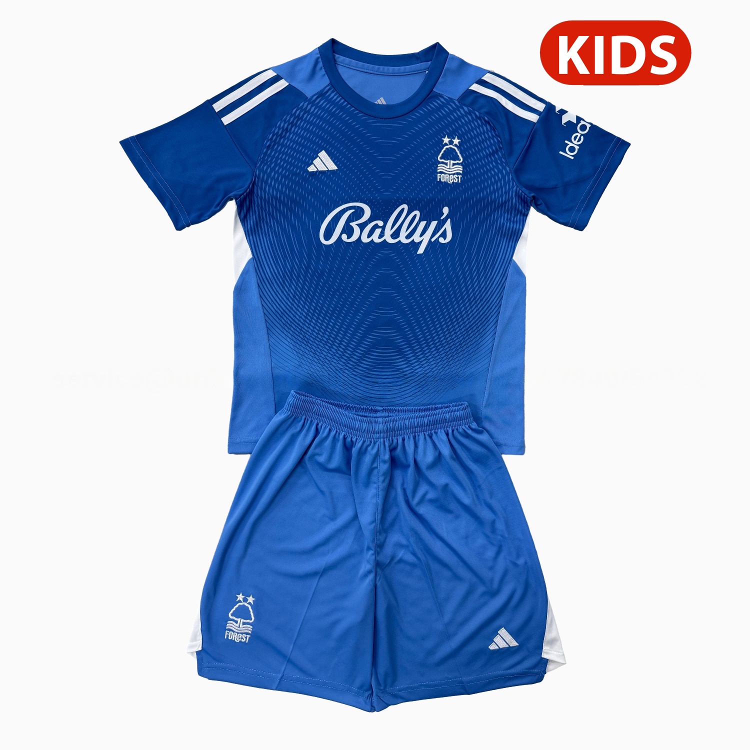 Nottingham Forest 25-26 Blue Goalkeeper Kids Kit - ManixJersey