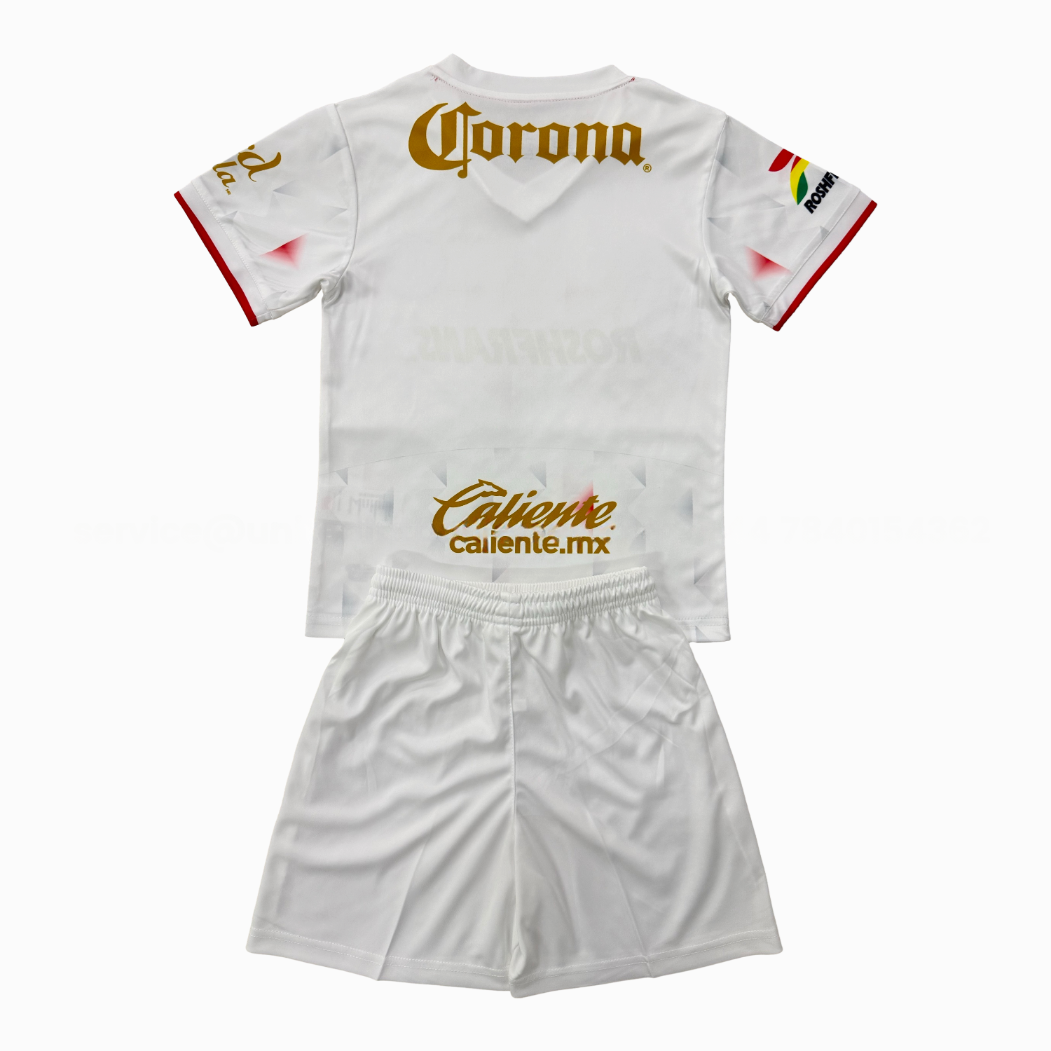 Toluca 25-26 Away White Kids Kit - ManixJersey