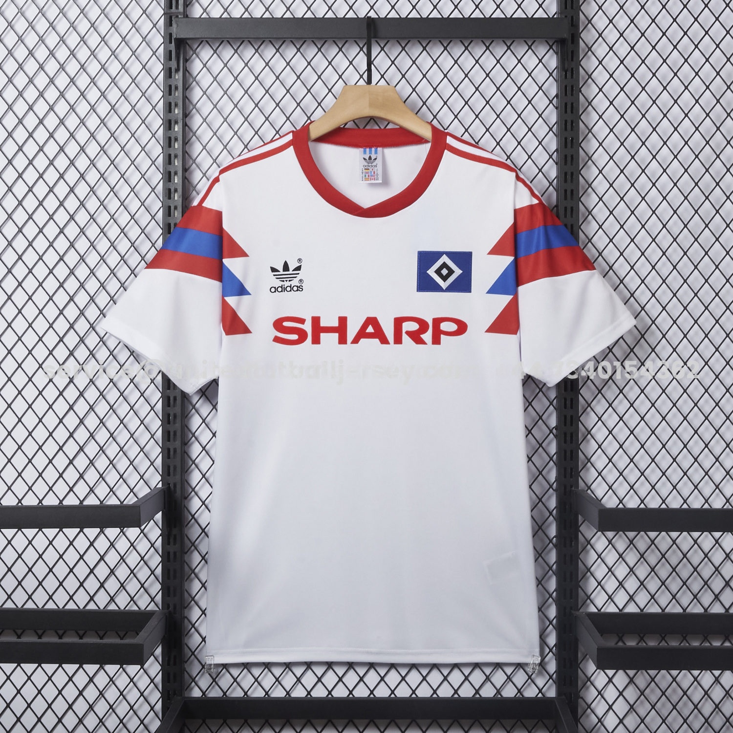 Retro Hamburger SV 1989-90 Home Jersey - ManixJersey