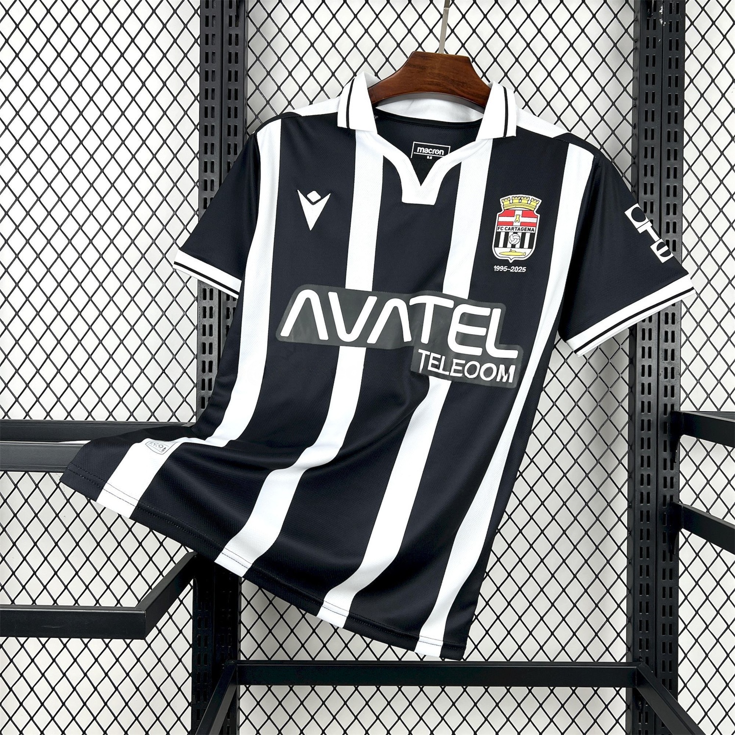 FC Cartagena 25-26 Home White And Black Jersey - Fans Version - ManixJersey