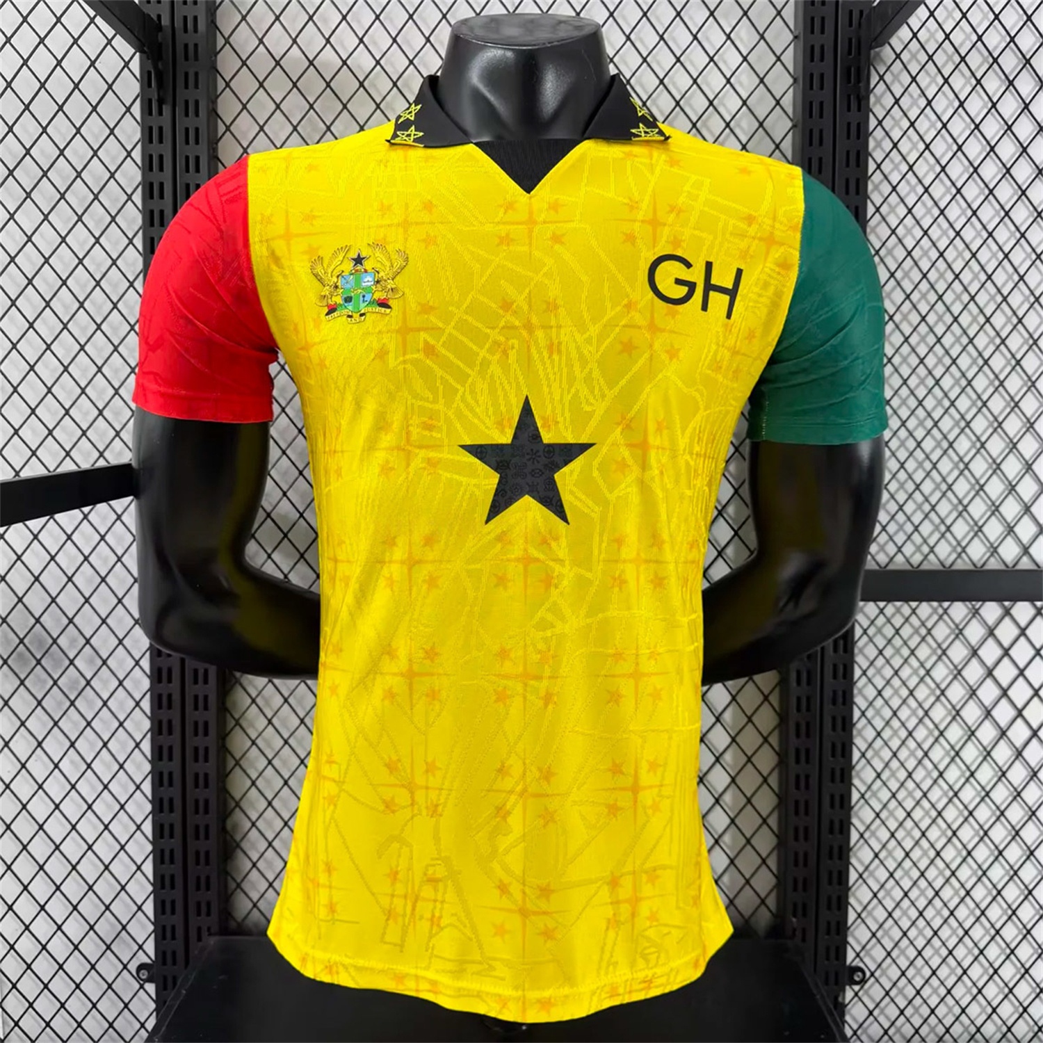 Ghana 2026 Coat Of Arms Yellow Special Jersey - Player Version - ManixJersey