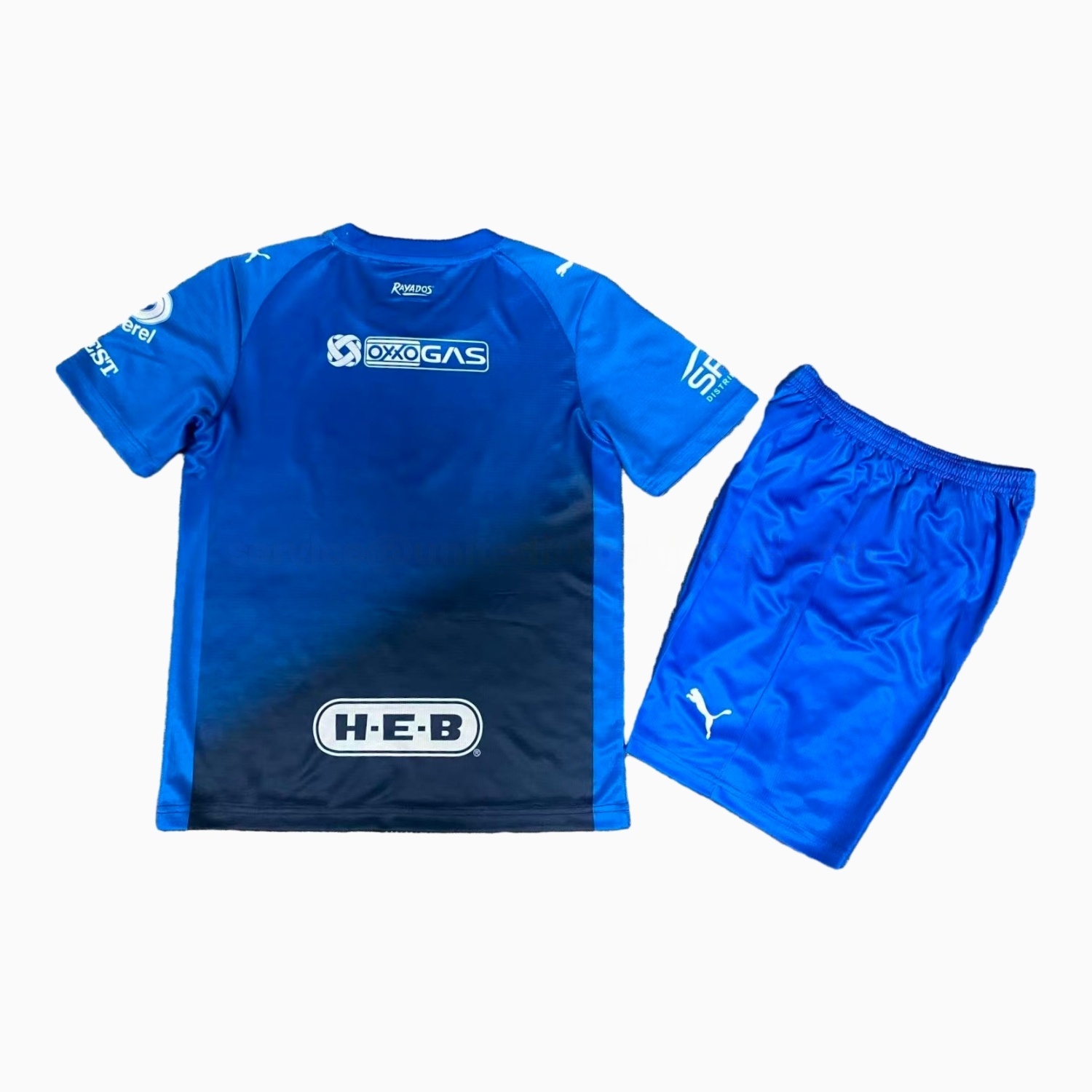 Rayados Monterrey 25-26 Third Blue Kids Kit - ManixJersey