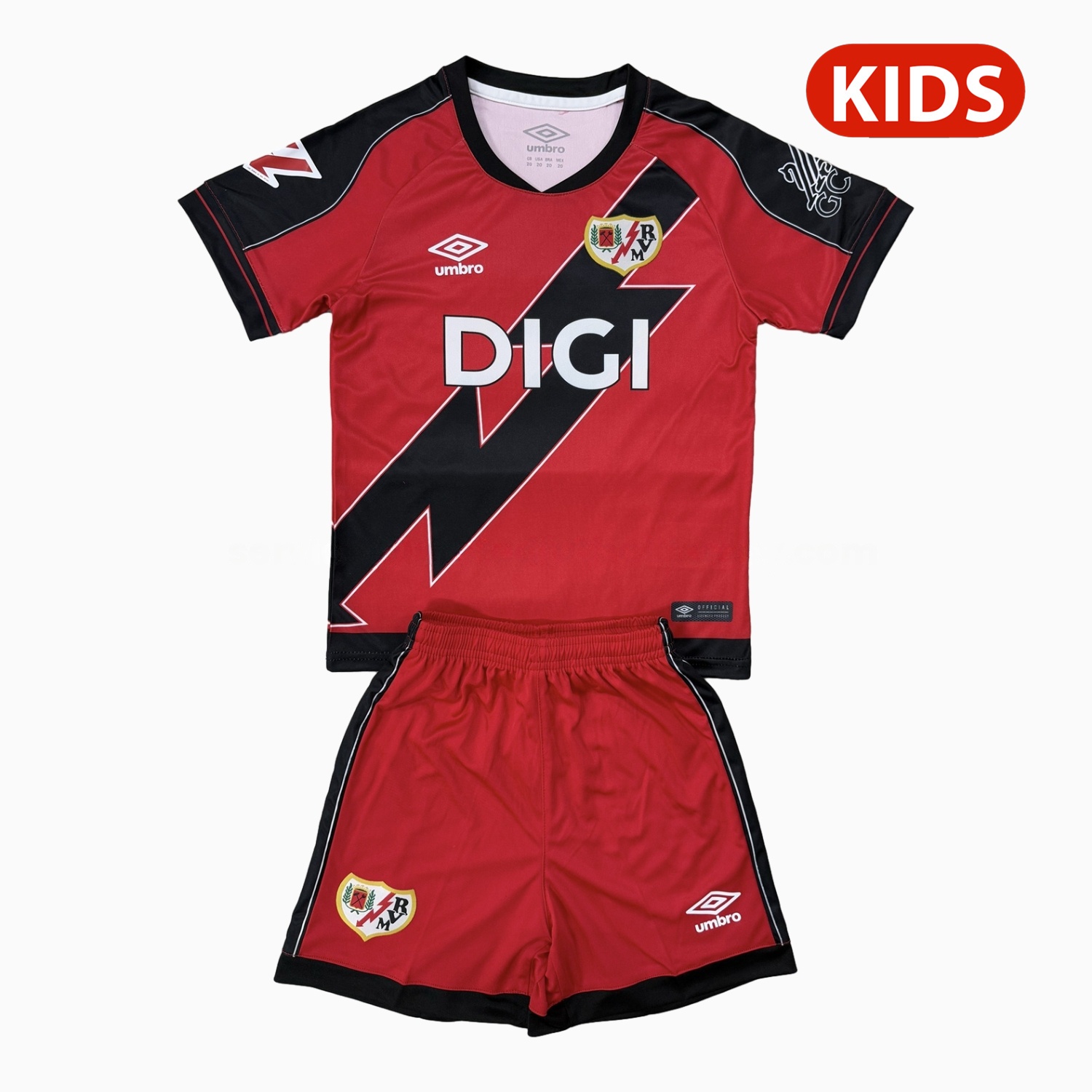 Rayo Vallecano 25-26 Away Kids Kit - ManixJersey