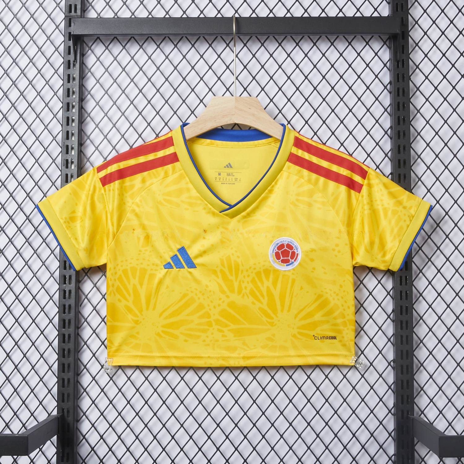 Women's Colombia 2026 Home Cropped Jersey - ManixJersey