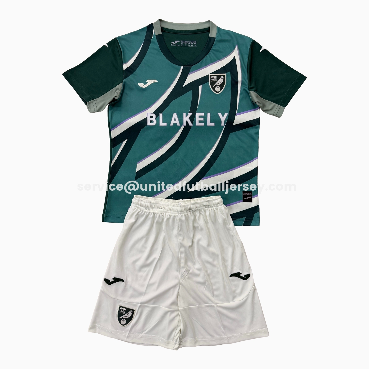 Norwich City 25-26 Away Men's Adult Jersey Set - Fans Version - ManixJersey