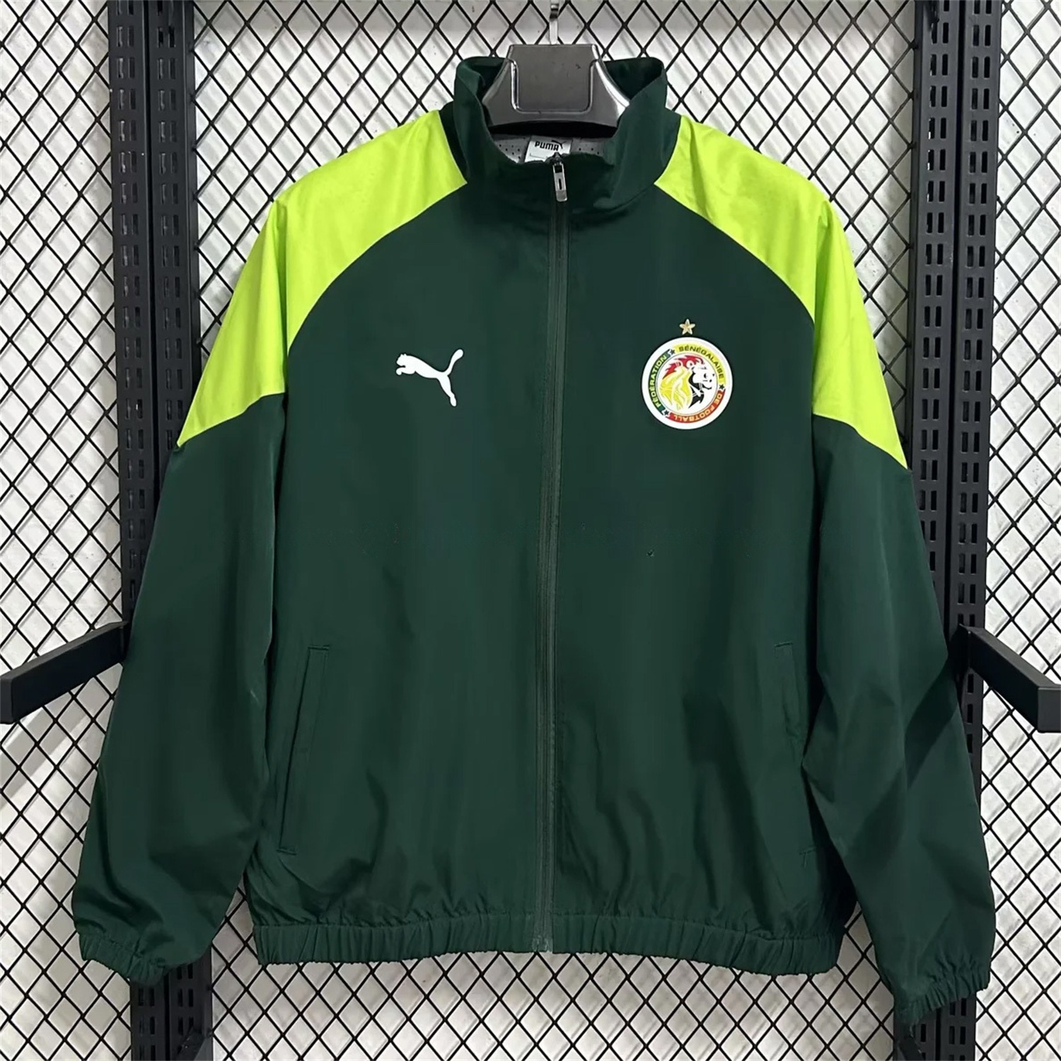 Senegal 25-26 Windbreaker Jacket - Green - ManixJersey