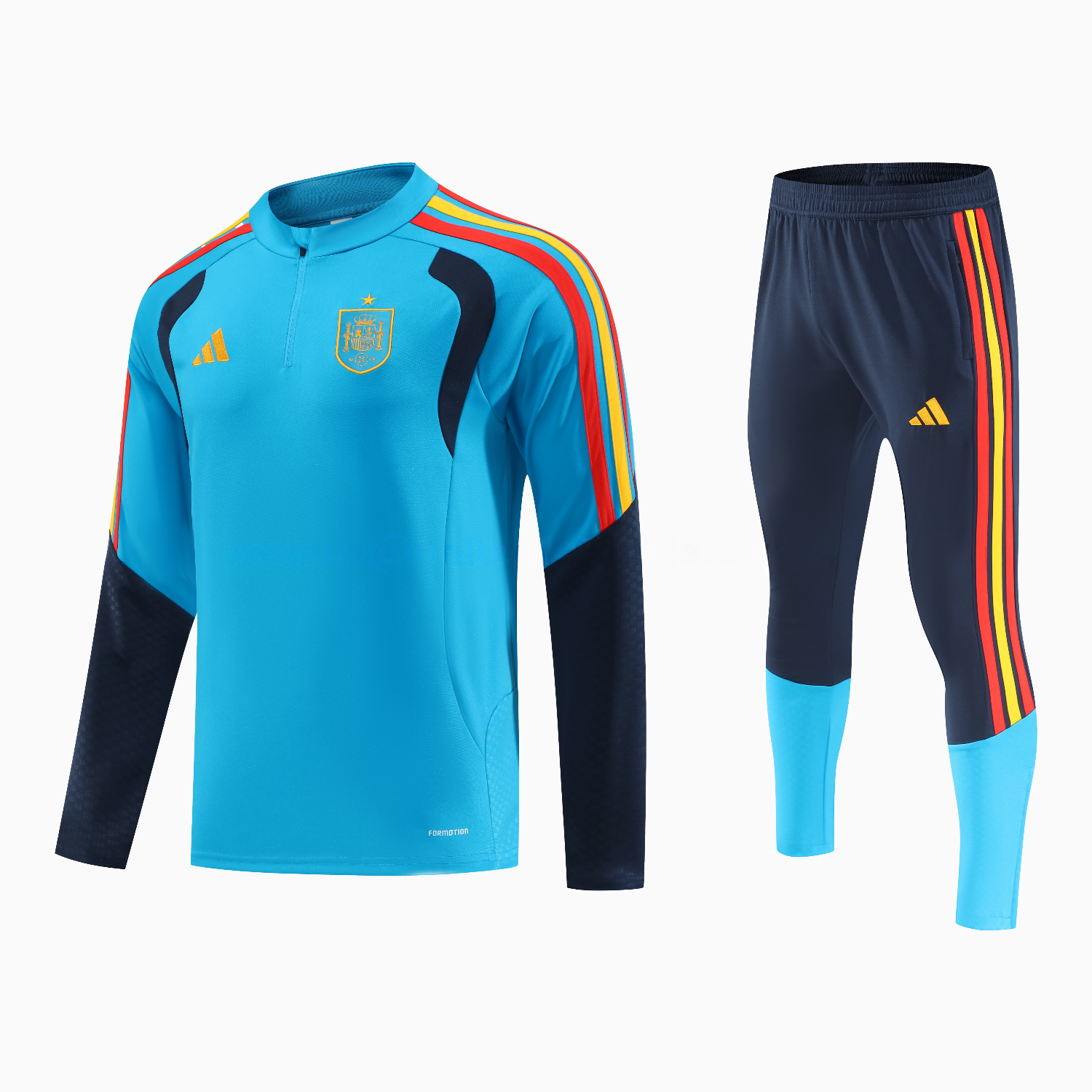 Spain 2026 Long Sleeve Training Set - Light Blue Top & Pants - ManixJersey