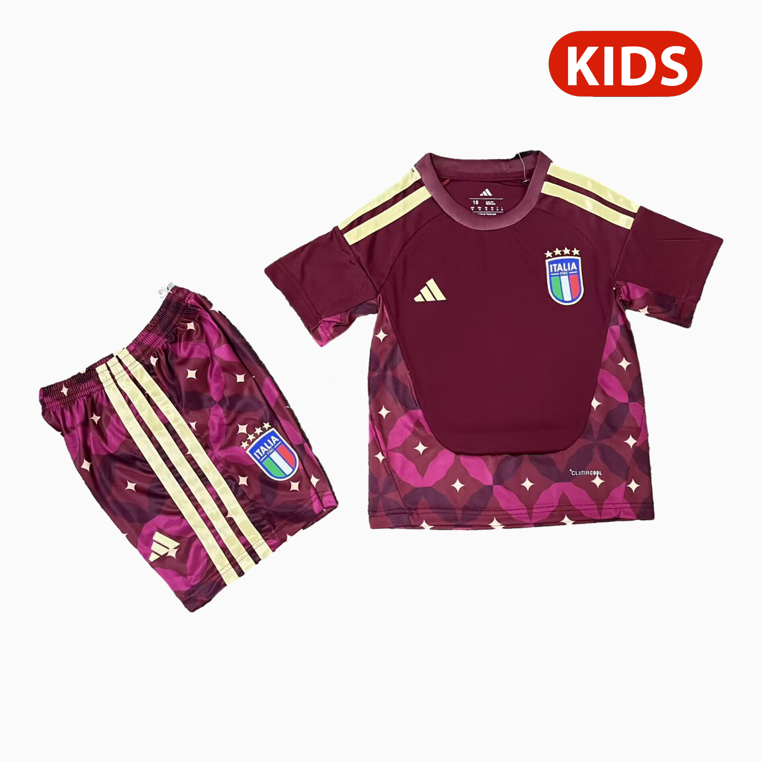 Italy 2026 Goalkeeper Red Kids Kit - ManixJersey