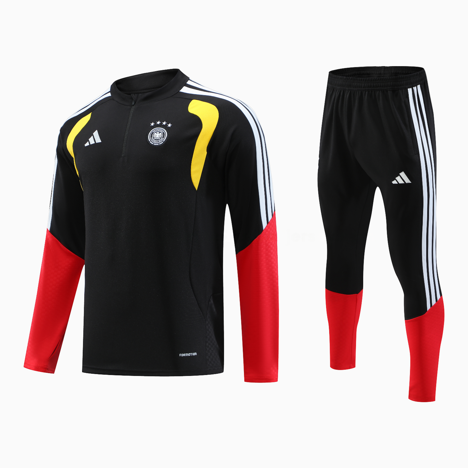 Germany 2026 Long Sleeve Training Set - Black Top & Pants - ManixJersey