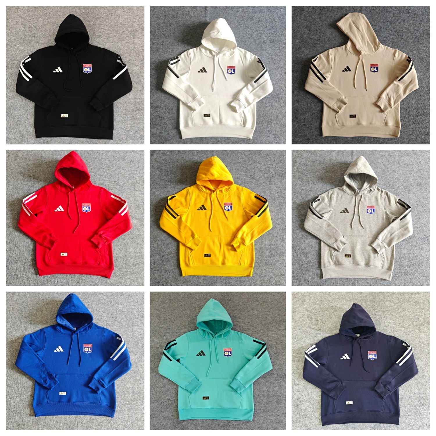 Lyon 25-26 Home Unisex Pullover Hoodie - ManixJersey