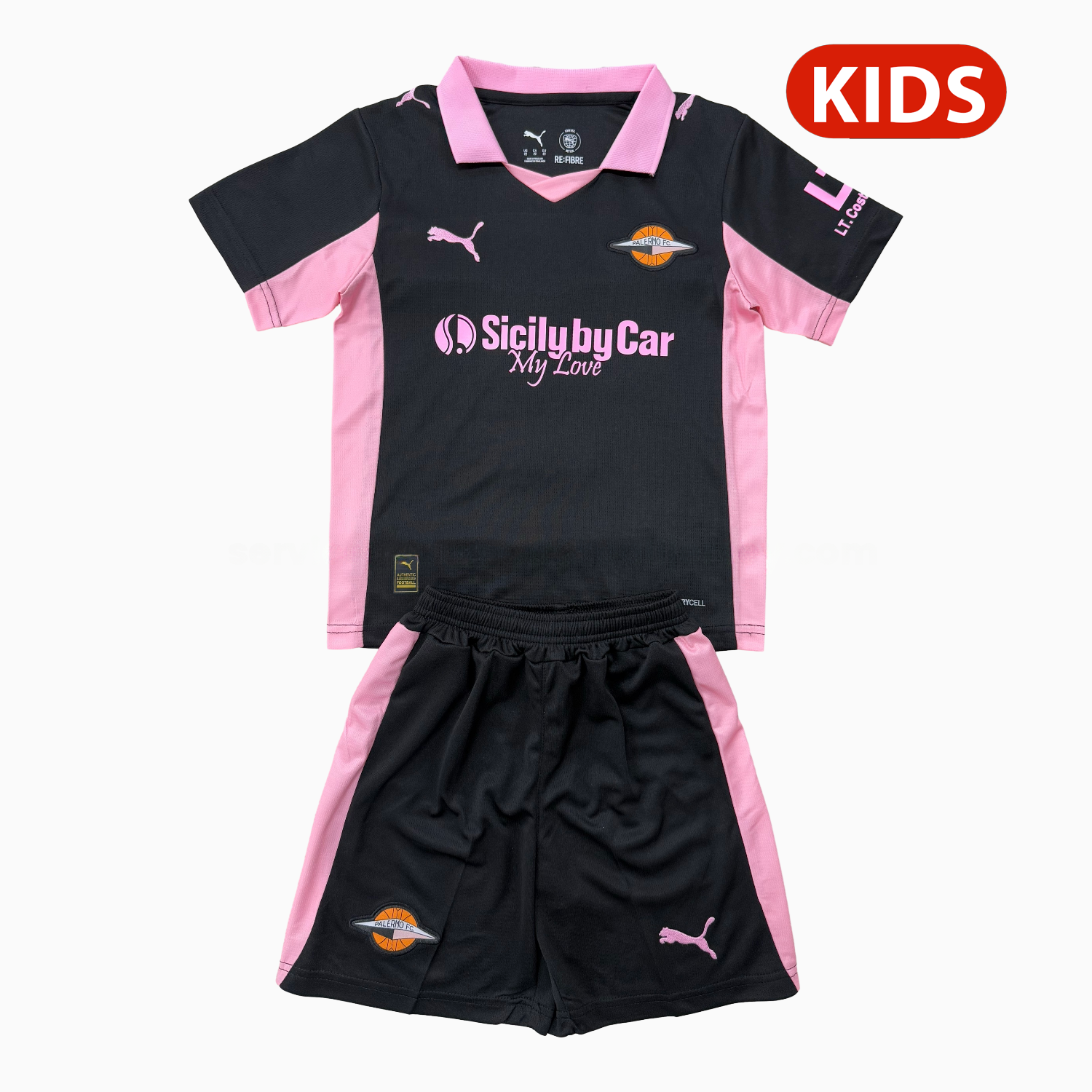 Palermo 25-26 Away Kids Kit - ManixJersey