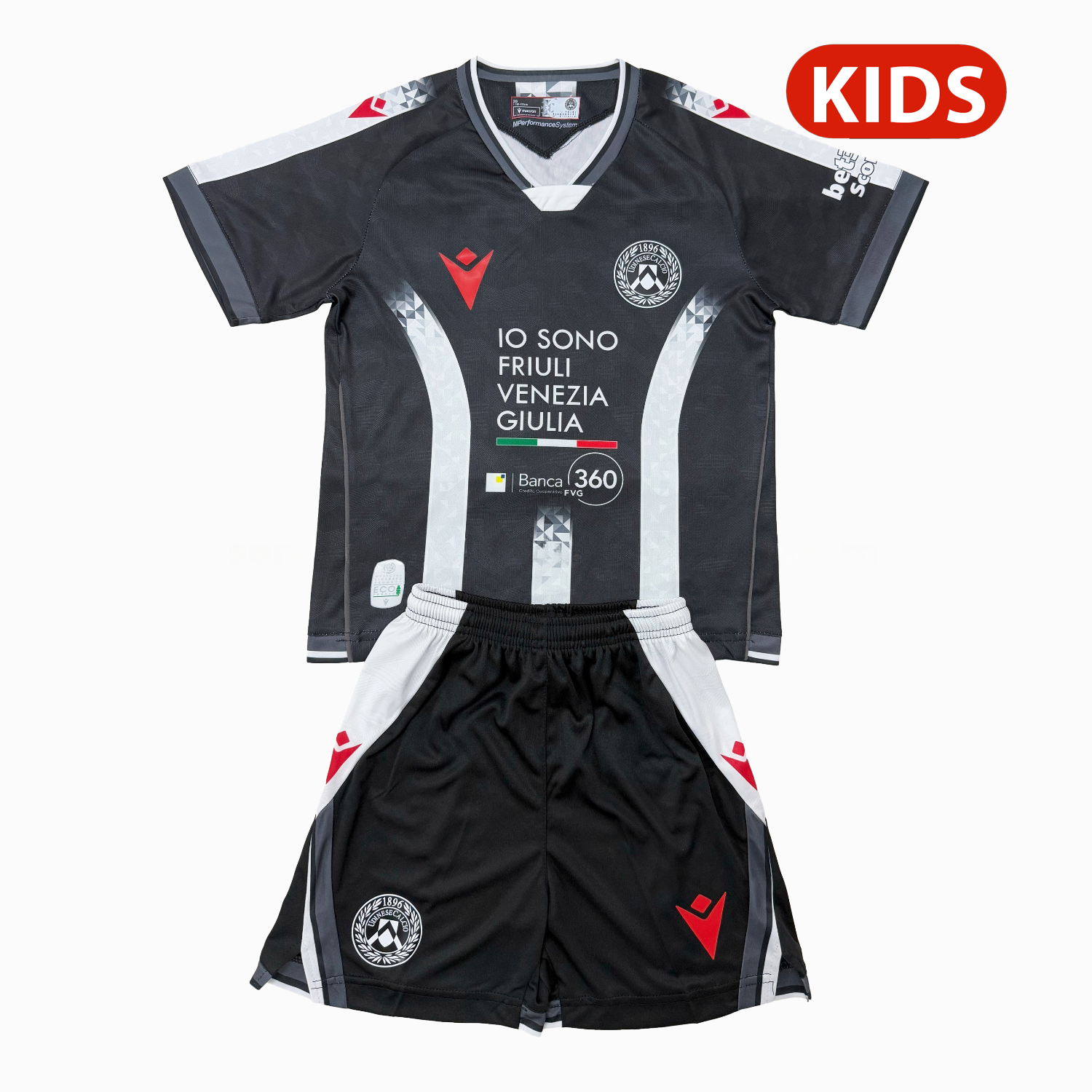 Udinese 25-26 Home Kids Kit - ManixJersey