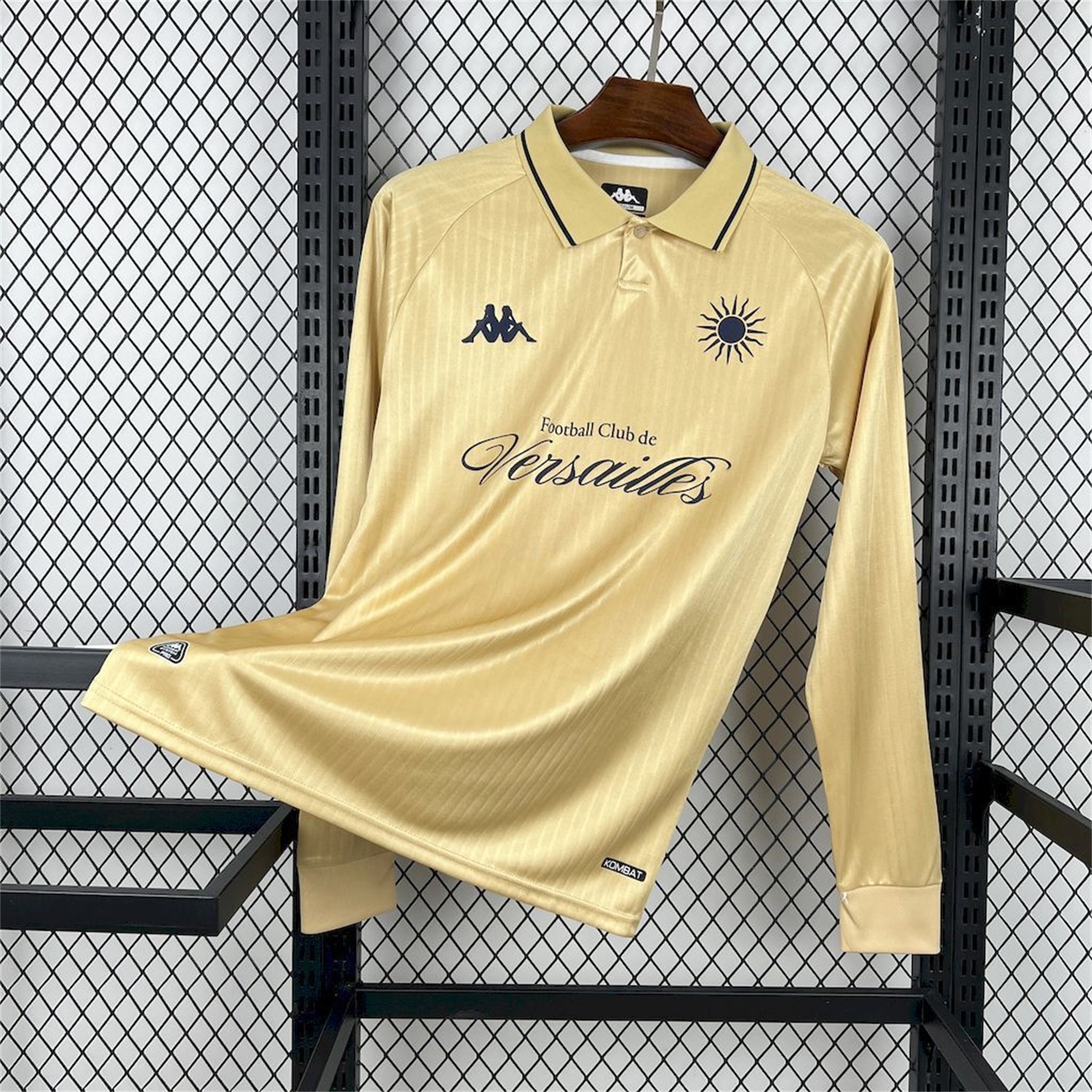 FC Versailles 25-26 Gold L'Élégant Special Long Sleeves Jersey - Fans Version - ManixJersey