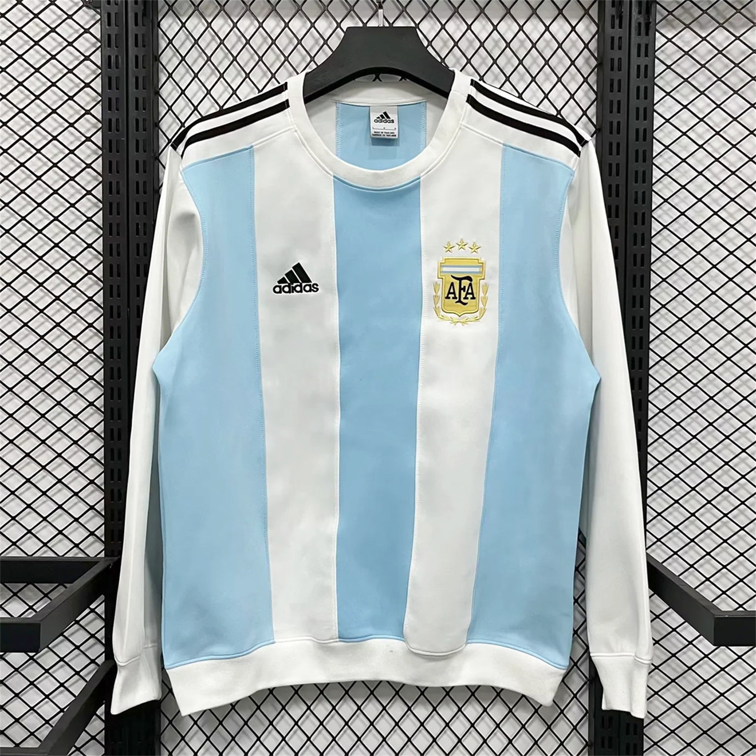 Argentina 25-26 Home Unisex Pullover Hoodie - ManixJersey