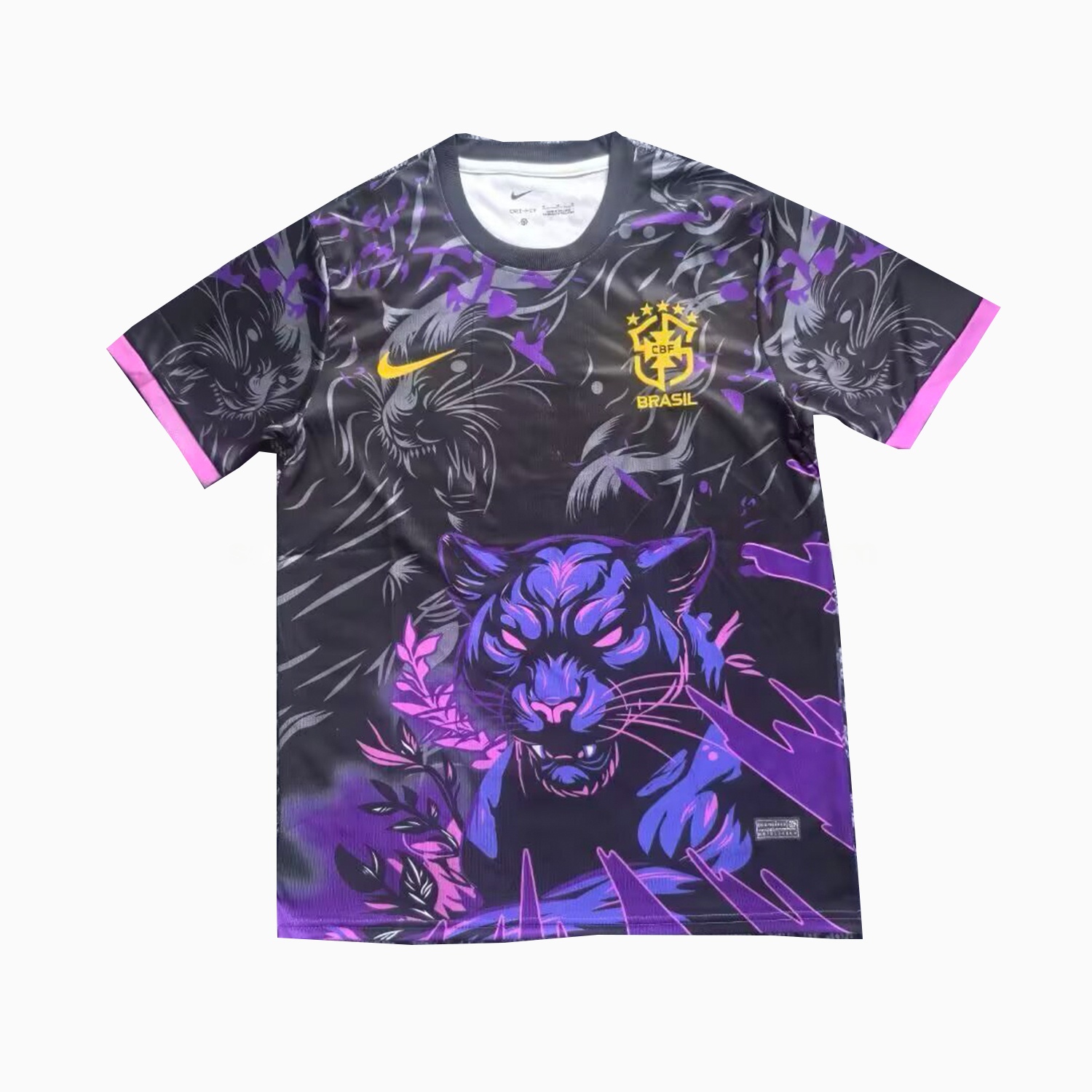 Brazil 25-26 Leopard Purple And Black Jersey - Fans Version - ManixJersey