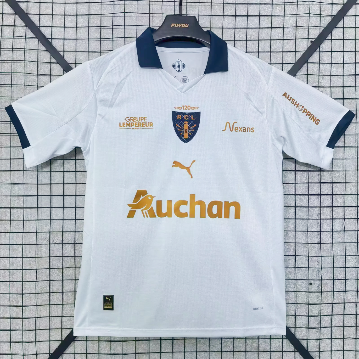 RC Lens 25-26 St. Barbara's Day Deep White Jersey - Fans Version - ManixJersey