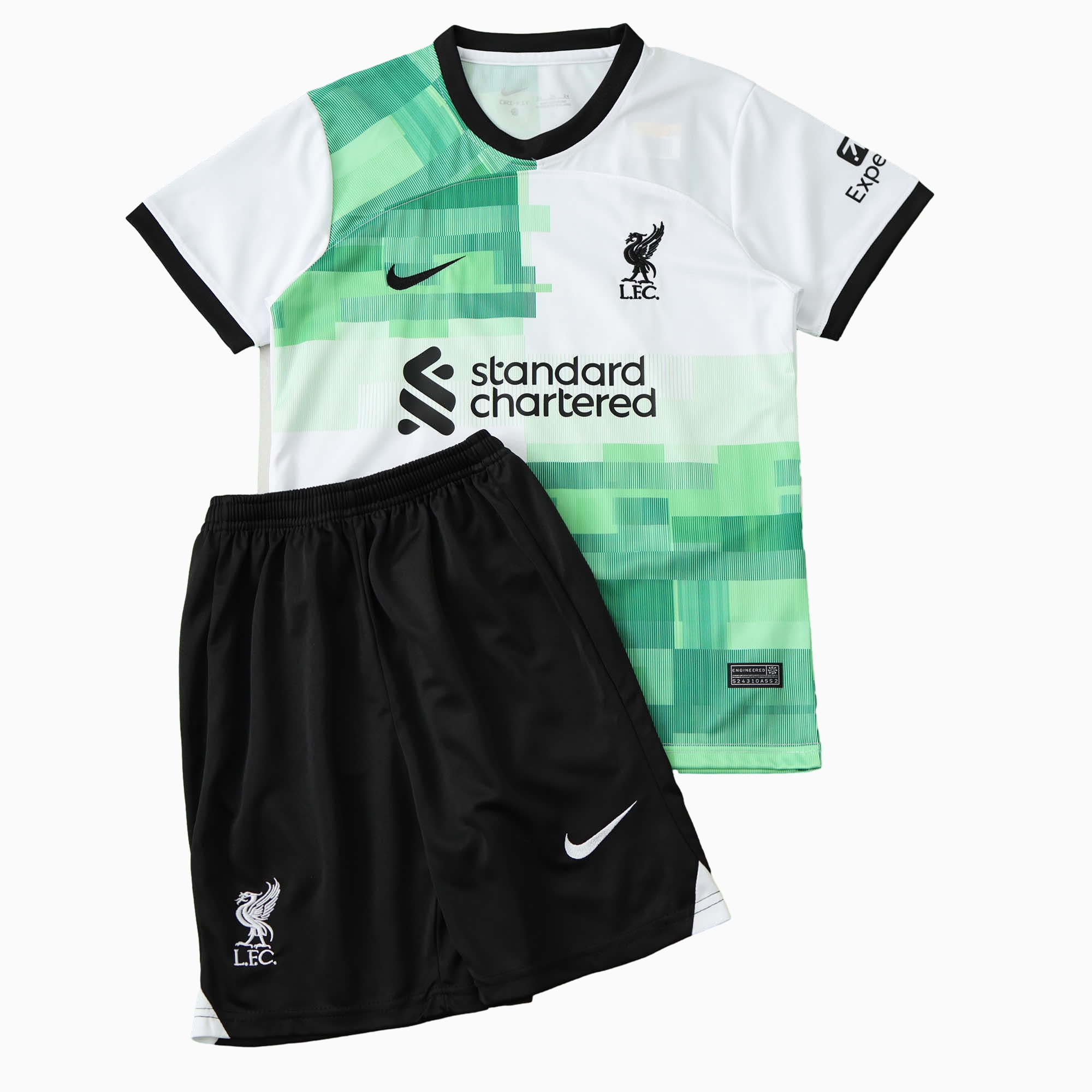 Liver.pool 23-24 Away Stadium Kids Kit - ManixJersey
