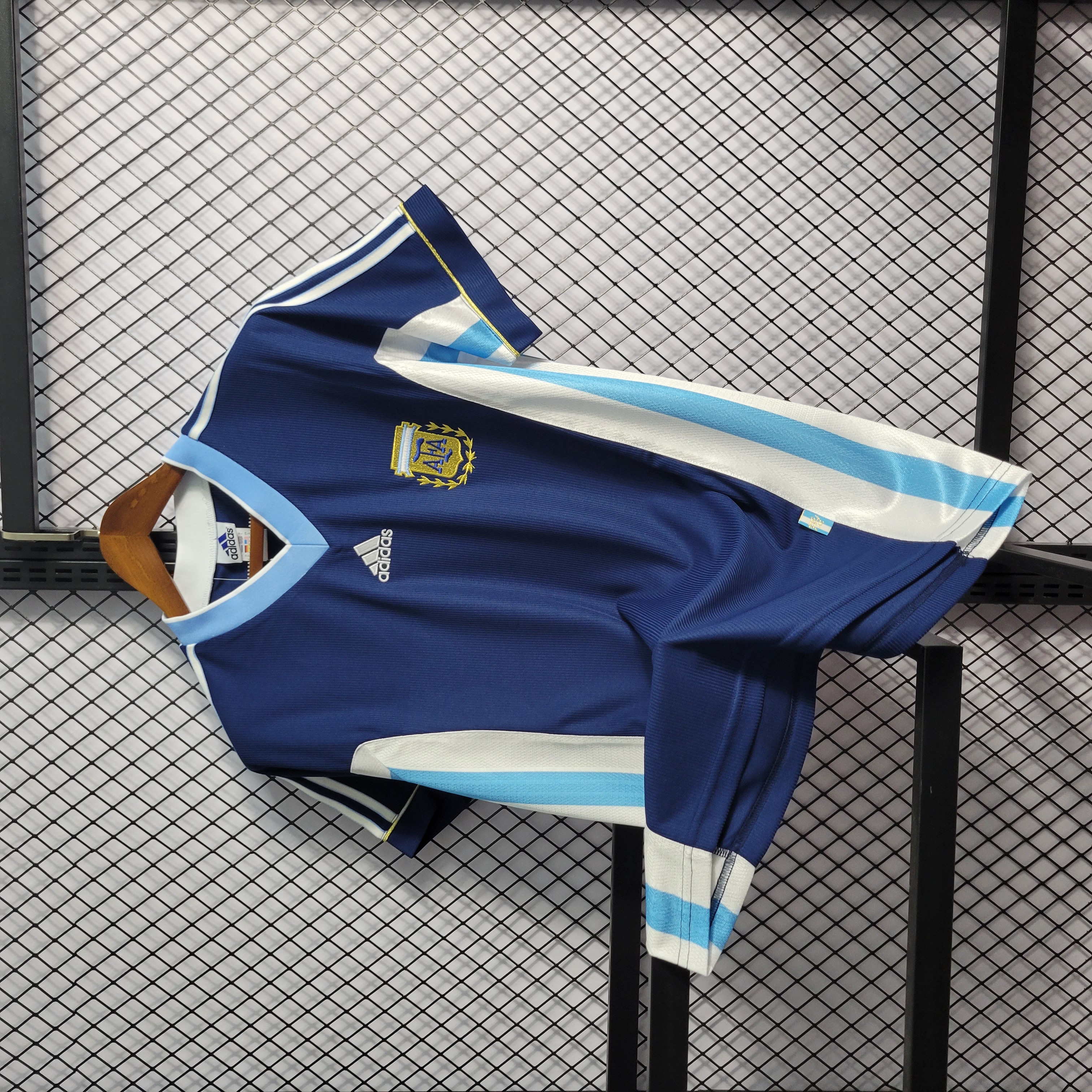 Retro Argentina 1998 Away Stadium Jersey - ManixJersey