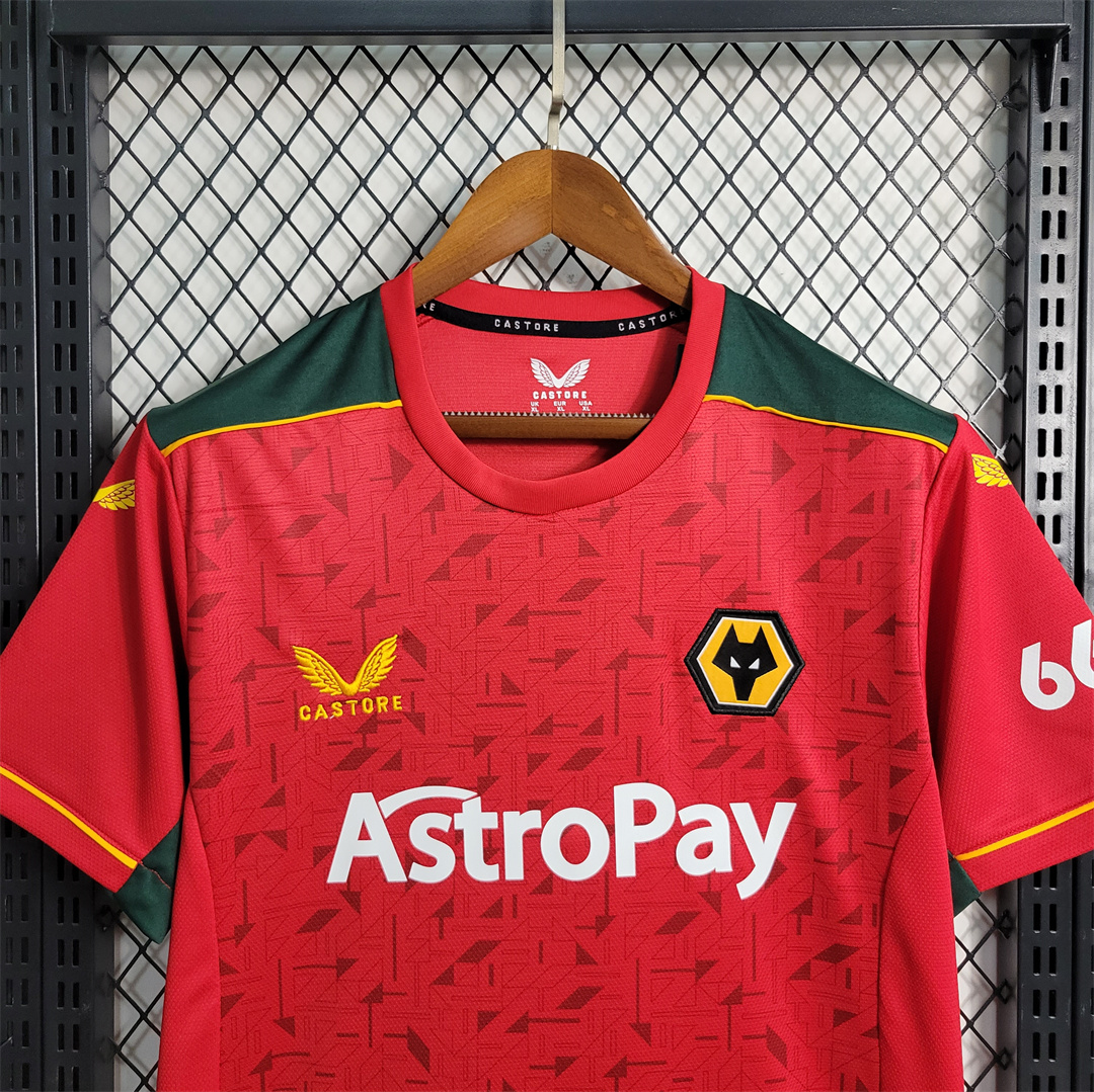 Wolverhampton Wanderers Wolves 23-24 Away Jersey - Fans Version - ManixJersey