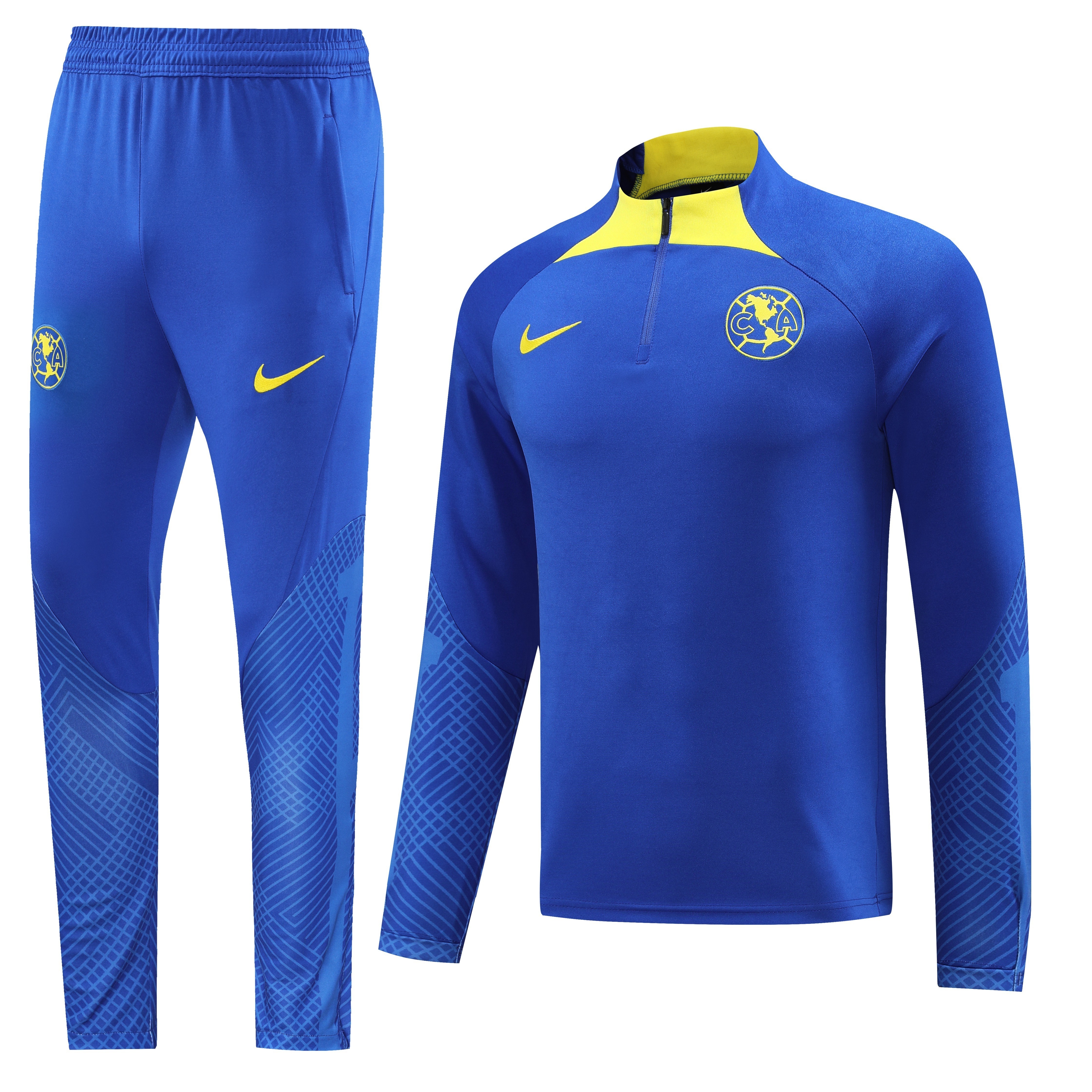 Club America 23-24 Long Sleeve Training Set -Dark blue - ManixJersey