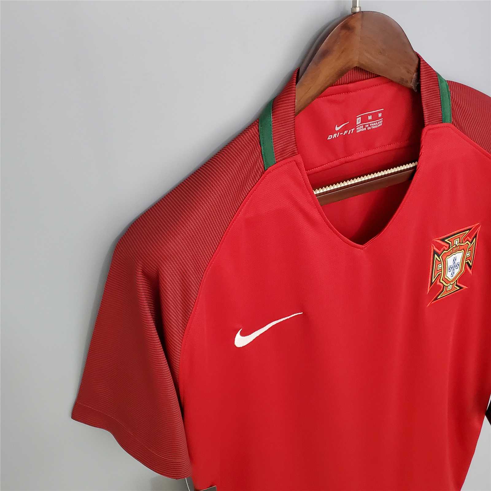 Retro Portugal 2016 Home Stadium Jersey - ManixJersey
