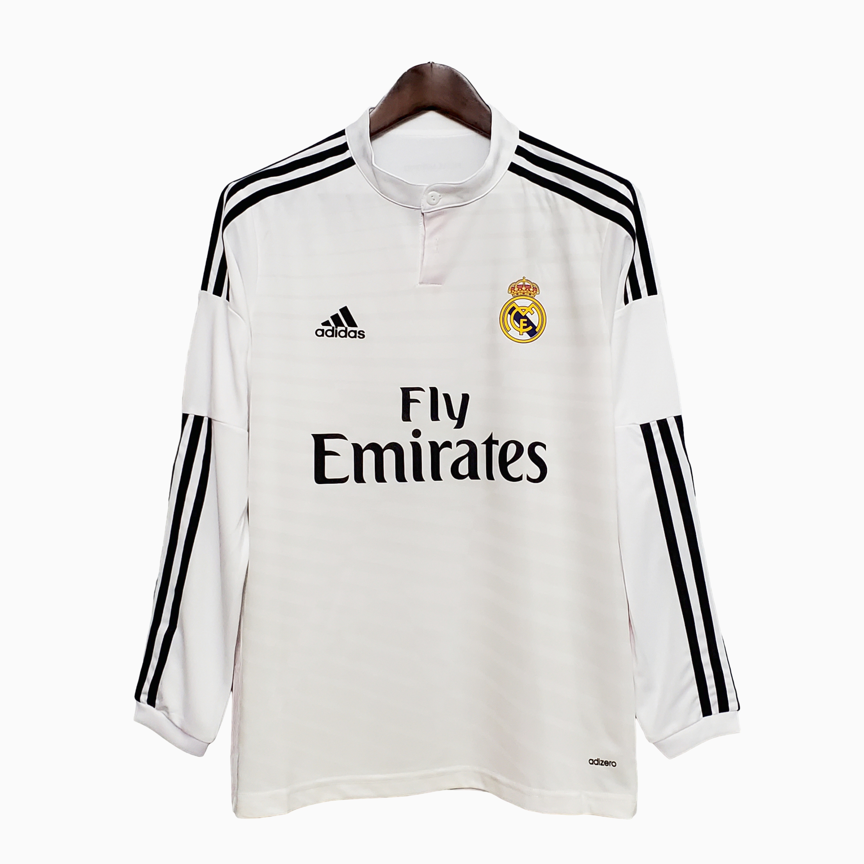 Retro Real Madrid 14-15 Home Stadium Long Sleeve Jersey - ManixJersey