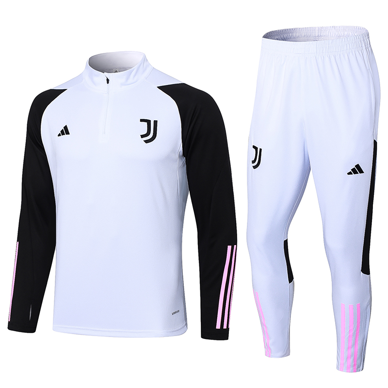 Juventus 23-24 Long Sleeve Training Set - White - ManixJersey